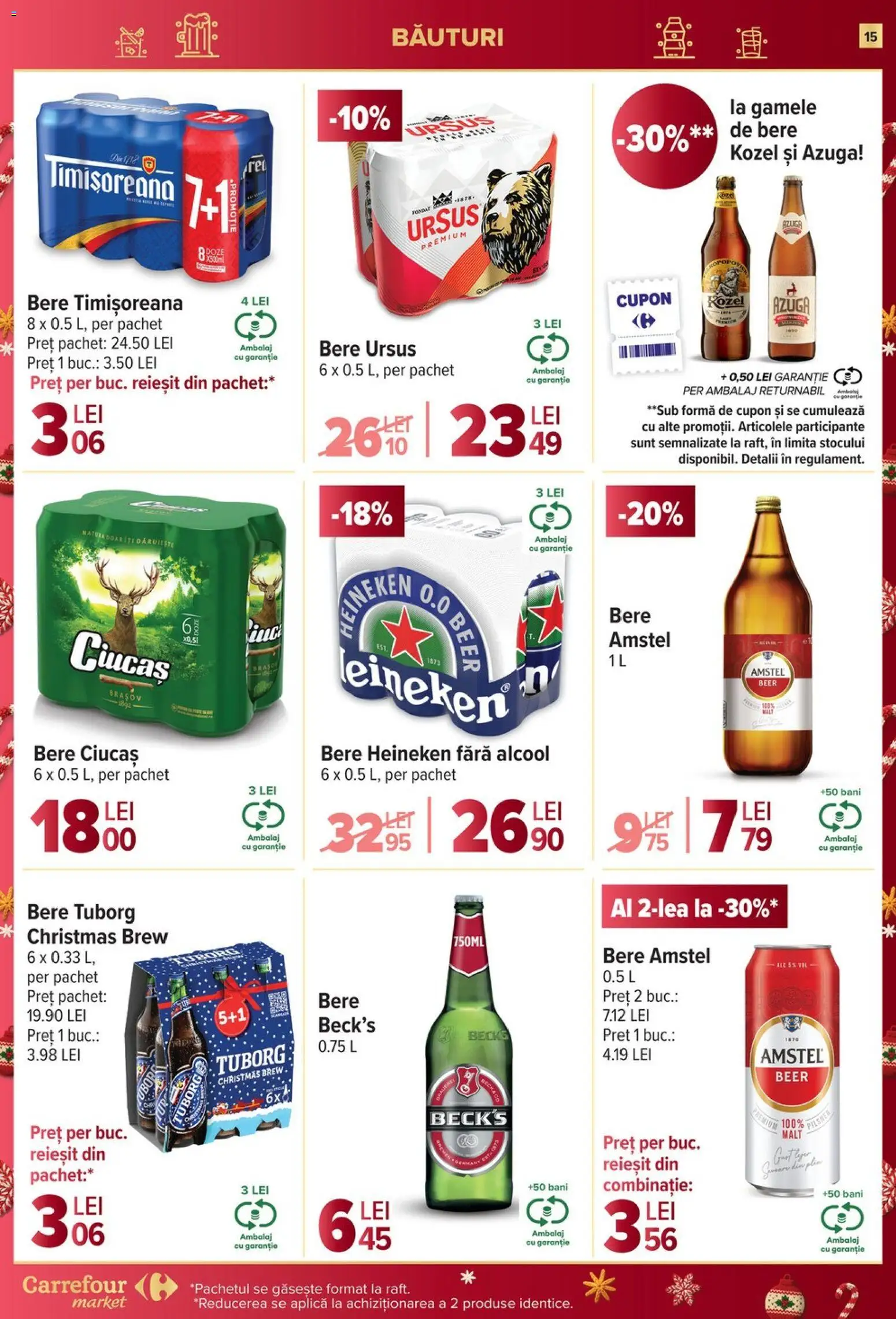 Catalog Carrefour 17 - 25 Decembrie 2025 | Pagina 15 | Produse: Bere