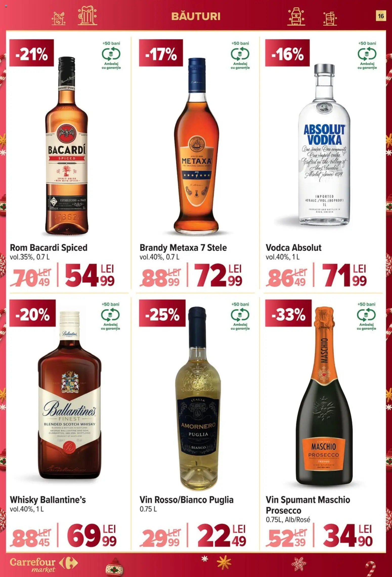 Catalog Carrefour 17 - 25 Decembrie 2025 | Pagina 16 | Produse: Su ısıtıcı, Vin, Rom, Vodka