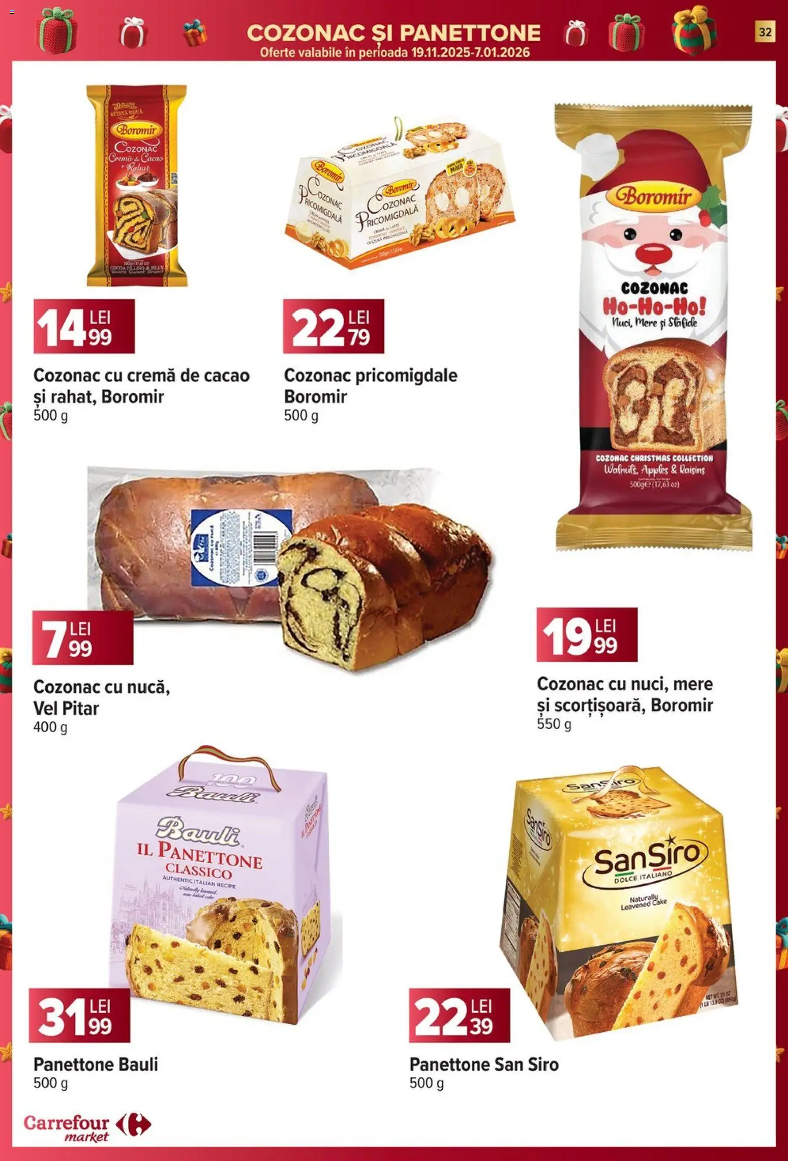 Catalog Carrefour 17 - 25 Decembrie 2025 | Pagina 32 | Produse: Cremă, Mere, Cacao, Stafide
