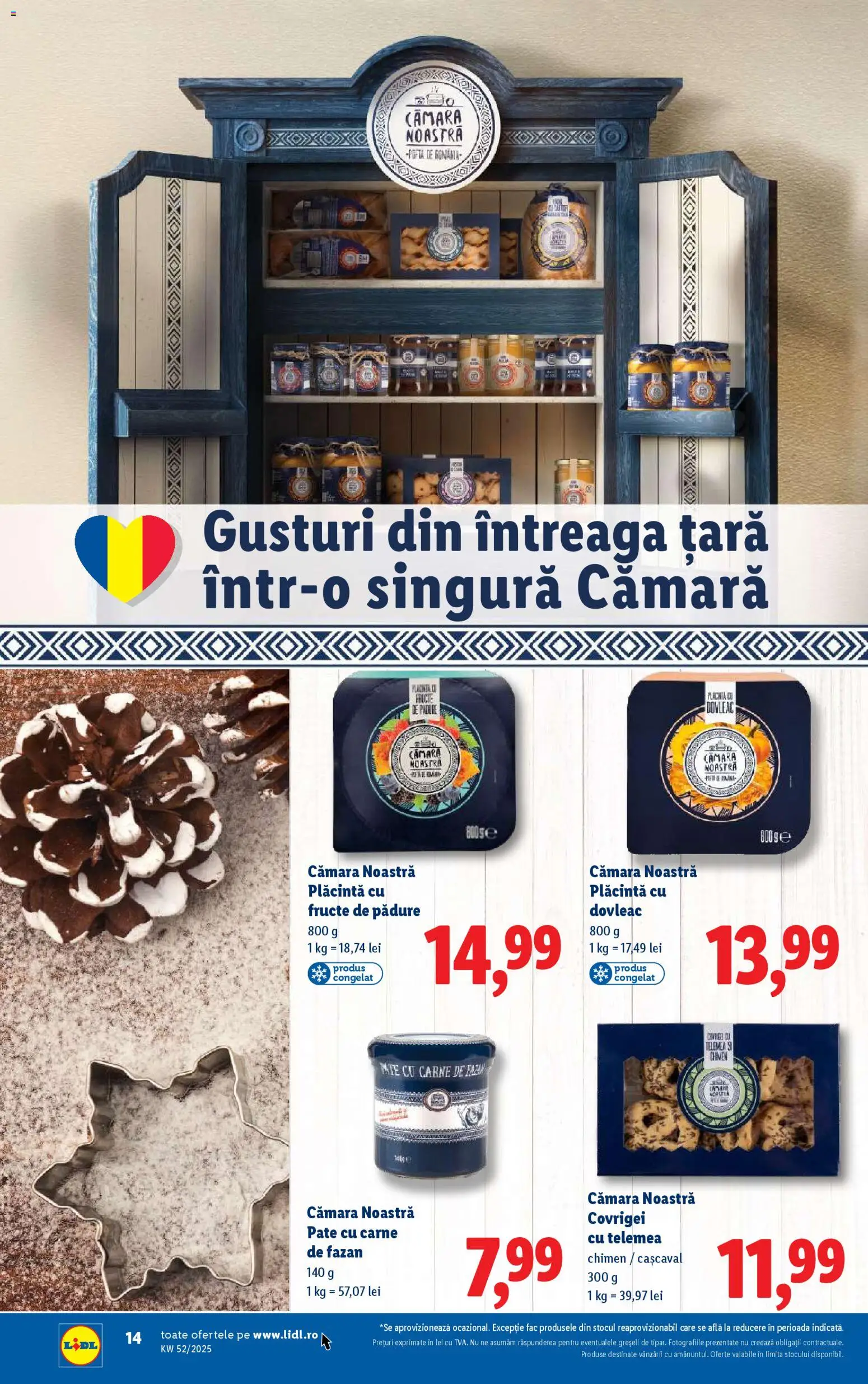 Catalog LIDL 22 - 23 Decembrie 2025 | Pagina 14 | Produse: Dovleac, Plăcintă, Covrigei, Fructe