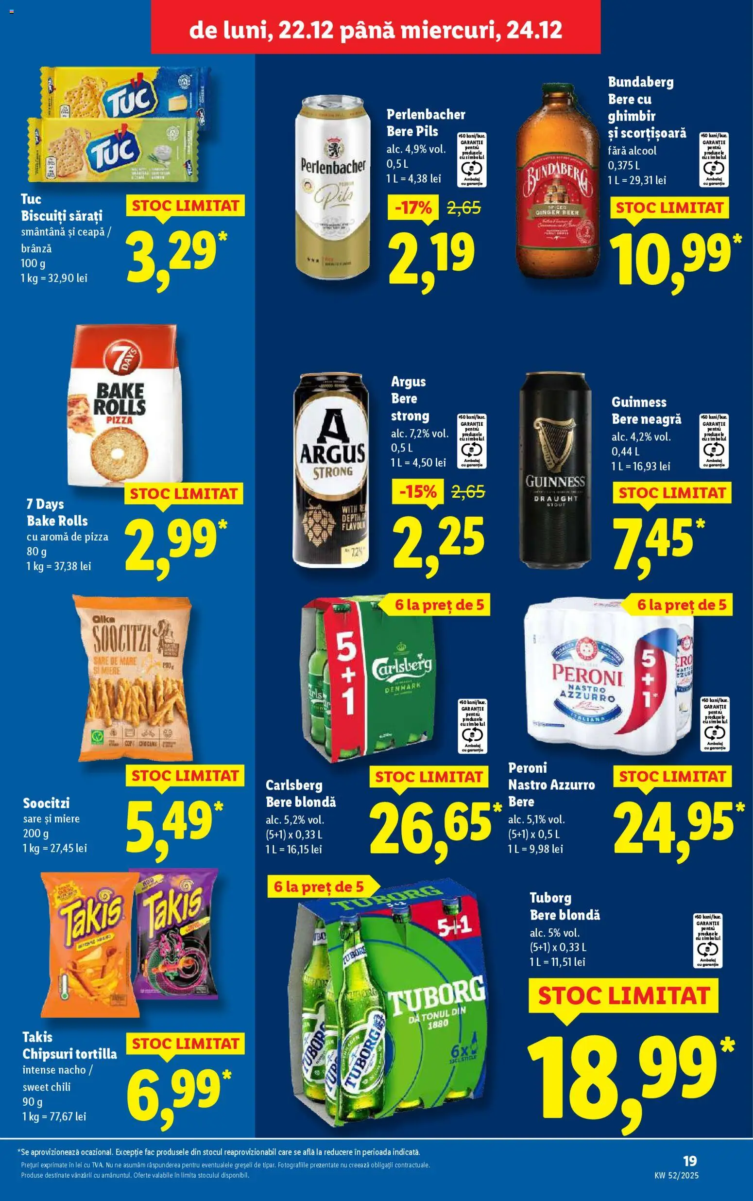Catalog LIDL 22 - 23 Decembrie 2025 | Pagina 19 | Produse: Brânză, Chipsuri, Ceapă, Sare