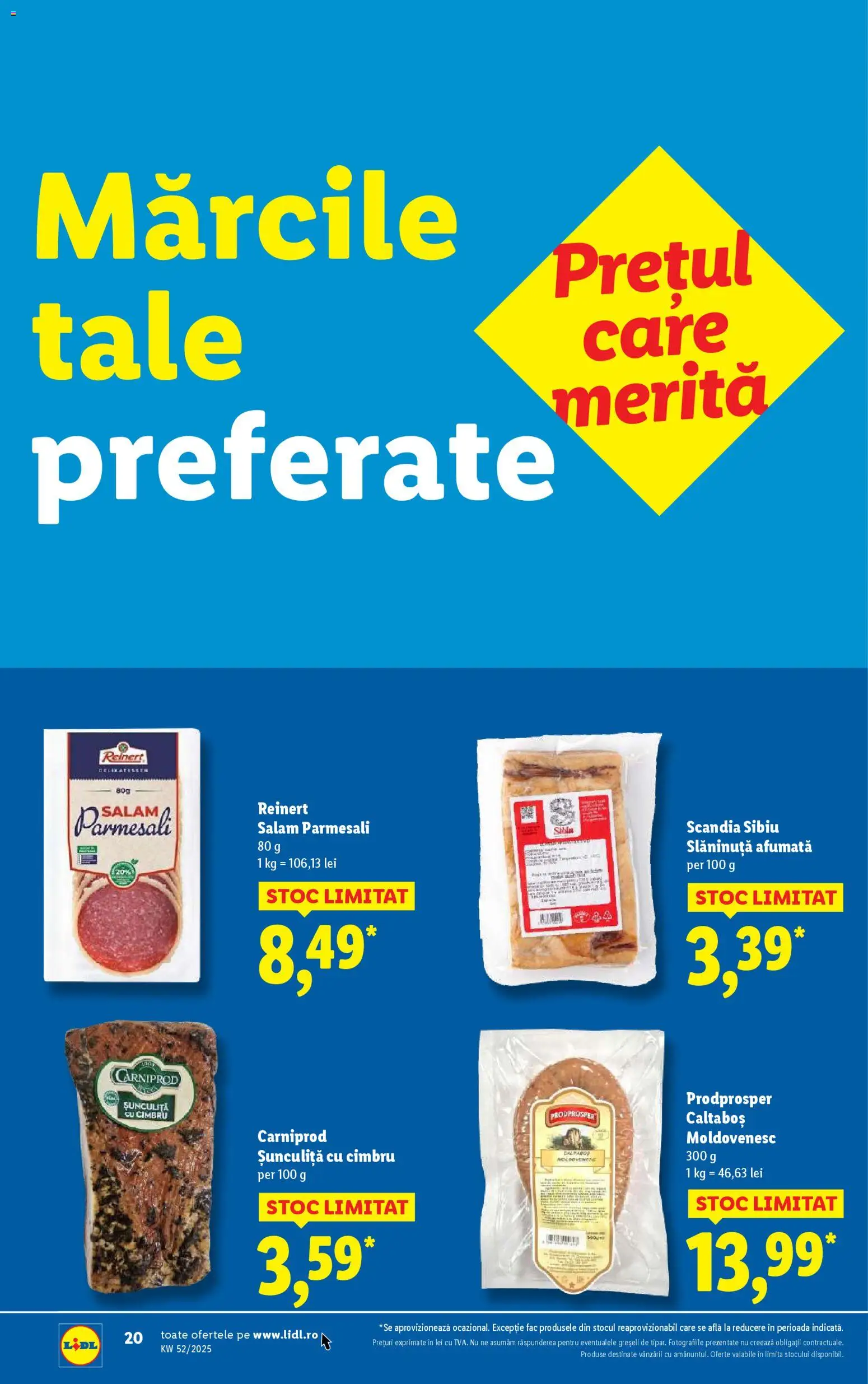 Catalog LIDL 22 - 23 Decembrie 2025 | Pagina 20 | Produse: Bacon, Salam