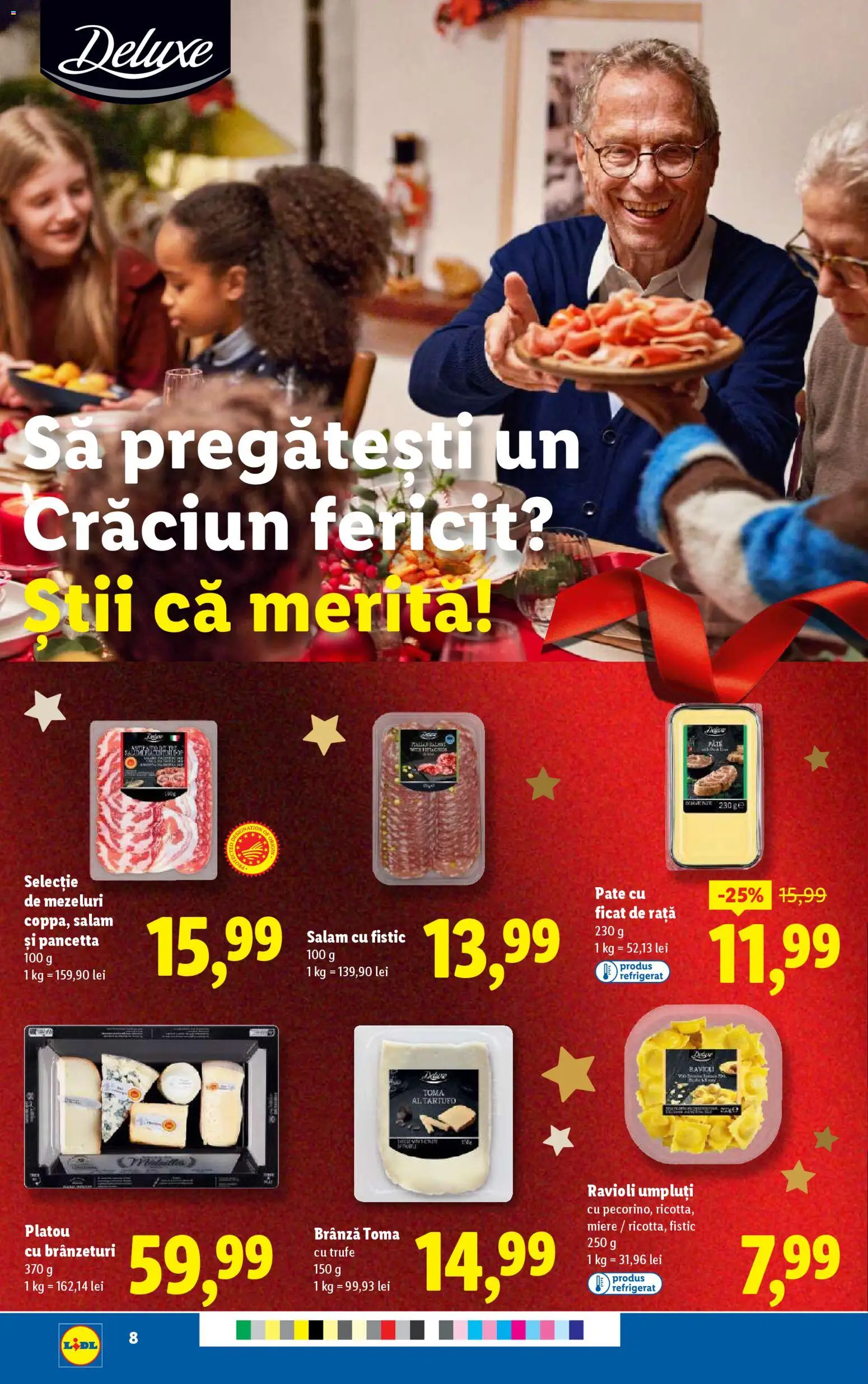 Catalog LIDL 22 - 23 Decembrie 2025 | Pagina 8 | Produse: Pate, Rață, Salam, Fistic