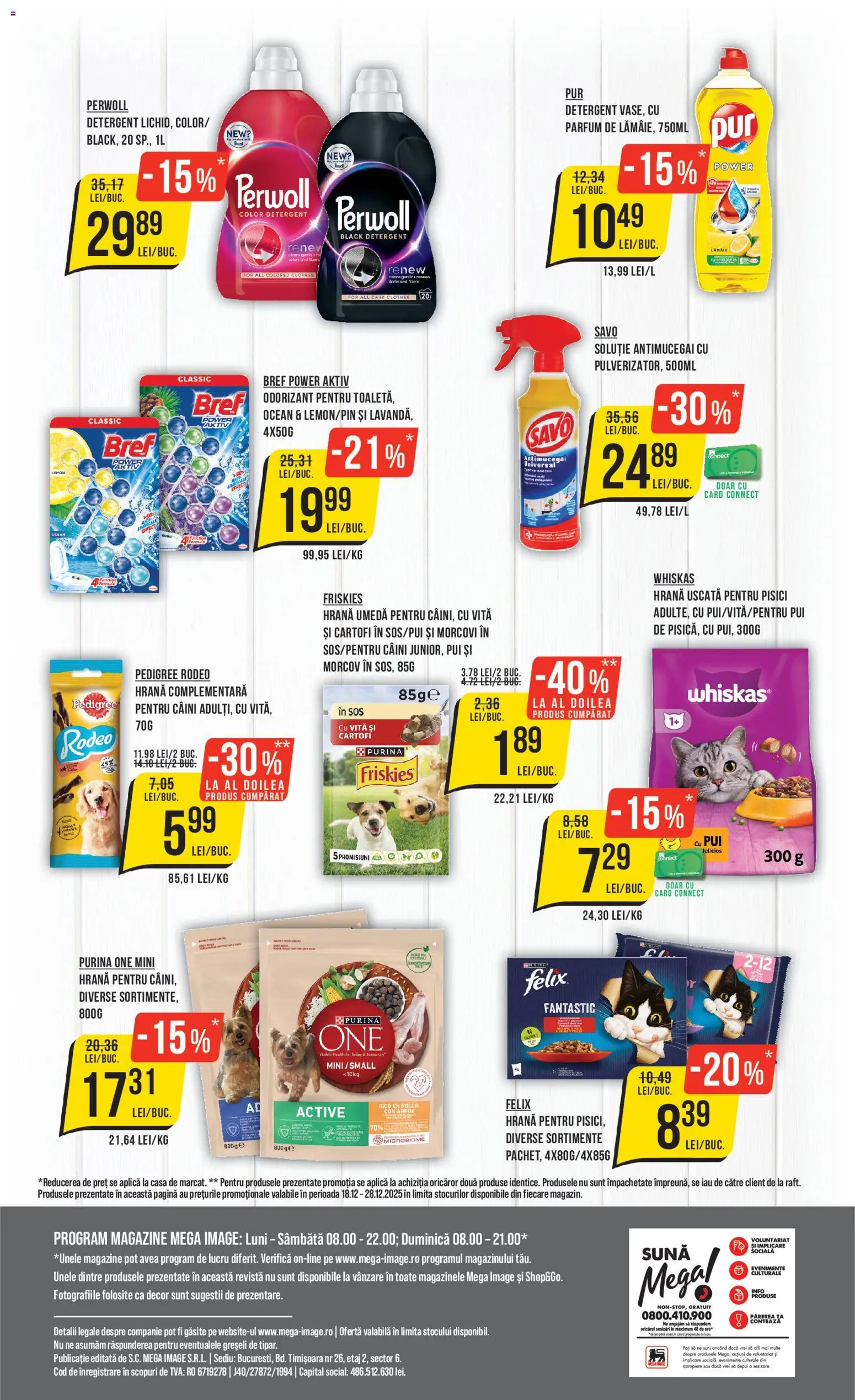 Catalog Mega Image 18 - 27 Decembrie 2025 | Pagina 28 | Produse: Matériel de Street Workout, Hacıyatmaz Kedi Oyuncağı, Detergent, Morcovi