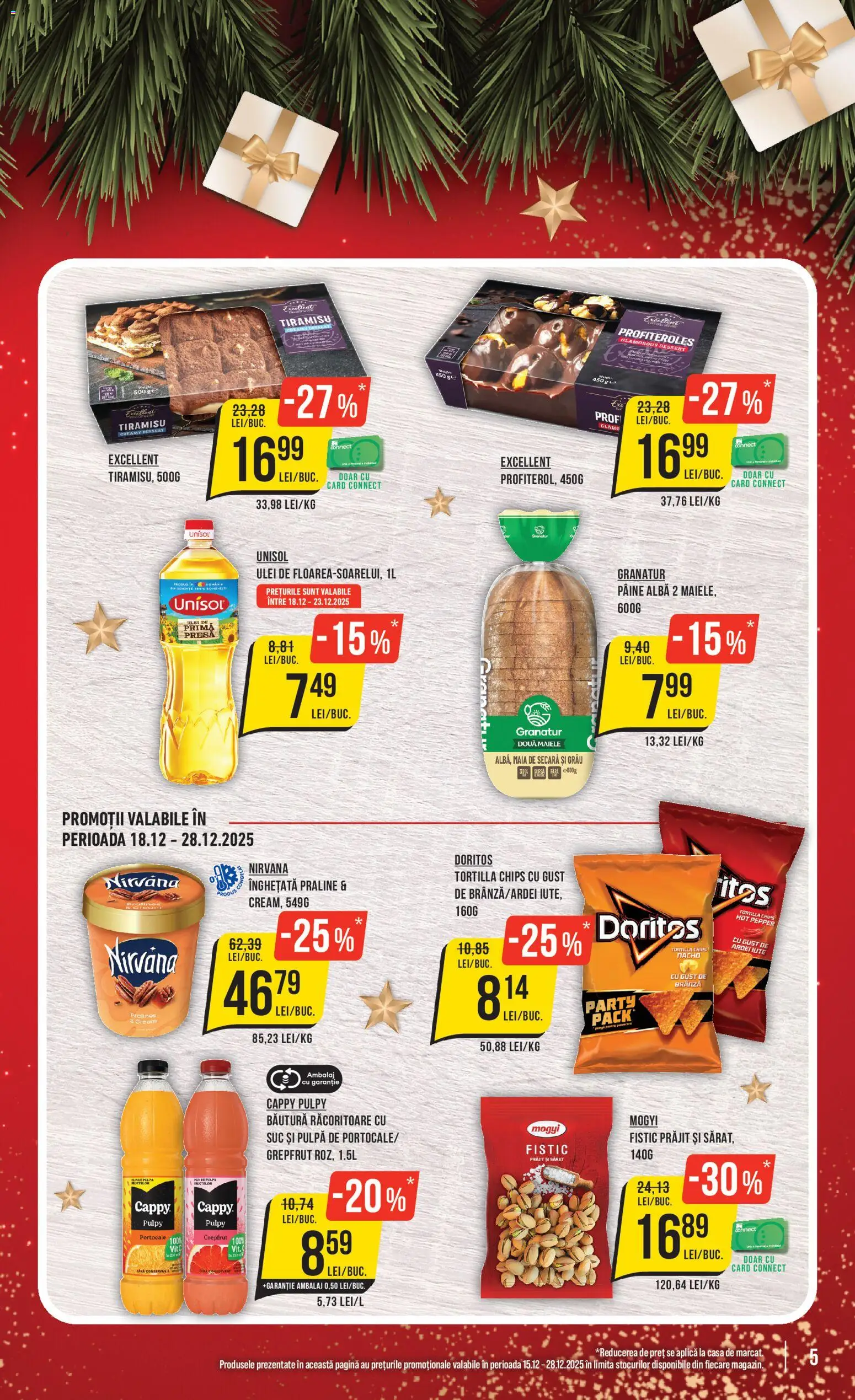 Catalog Mega Image 18 - 27 Decembrie 2025 | Pagina 5 | Produse: Presă, Ardei, Suc, Înghețată