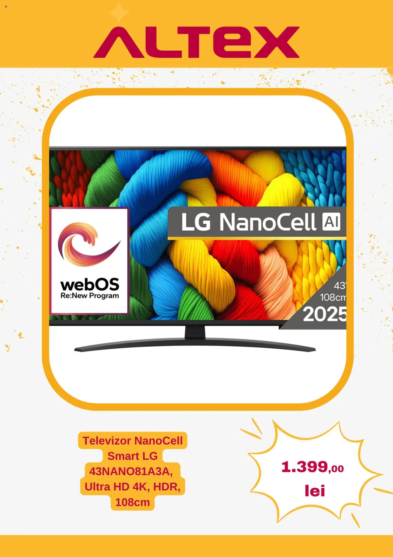 Catalog Altex 18 - 23 Decembrie 2025 | Pagina 5 | Produse: Televizor