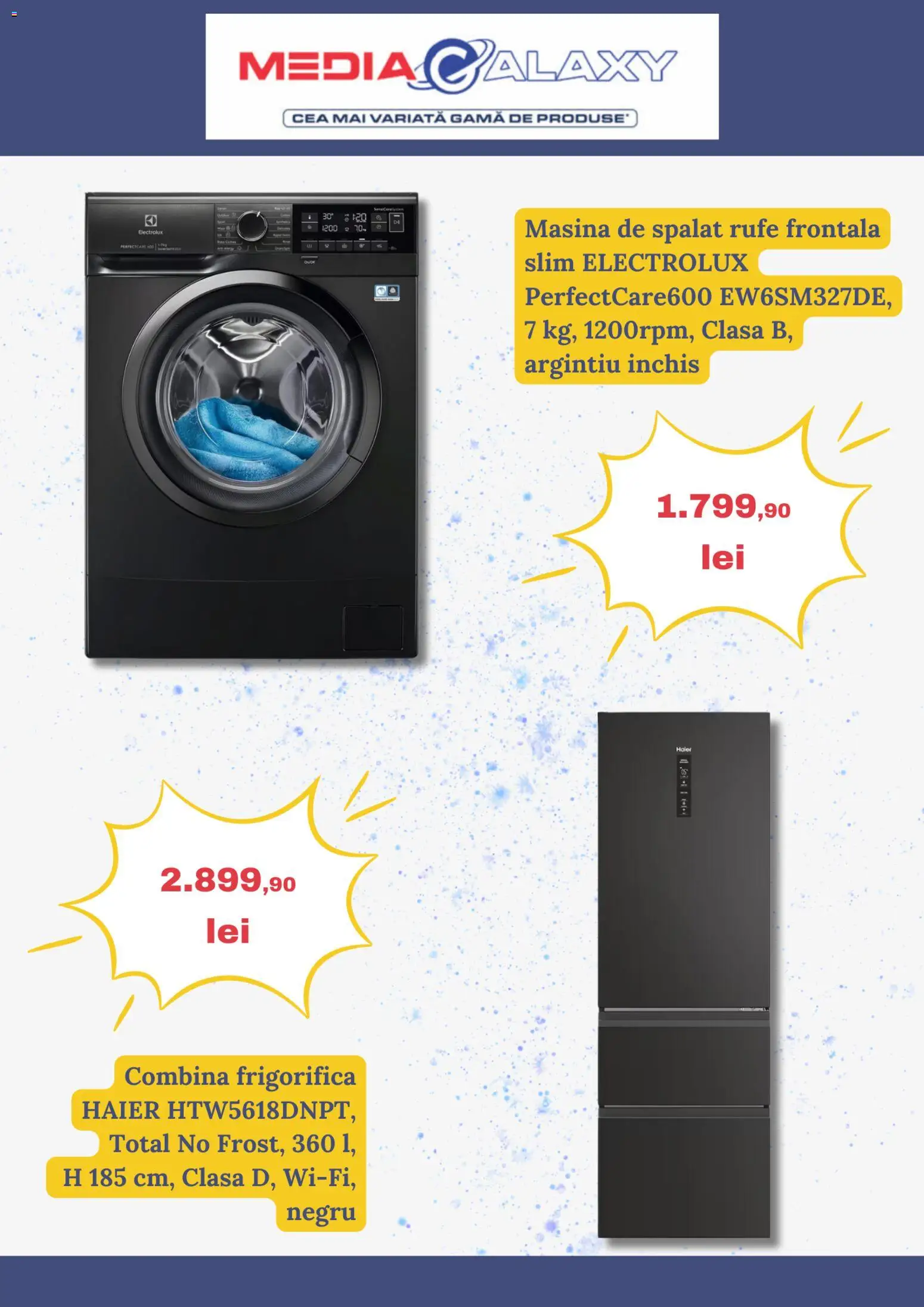Catalog Media Galaxy 18 - 23 Decembrie 2025 | Pagina 6 | Produse: Mașină De Spălat, Combină frigorifică