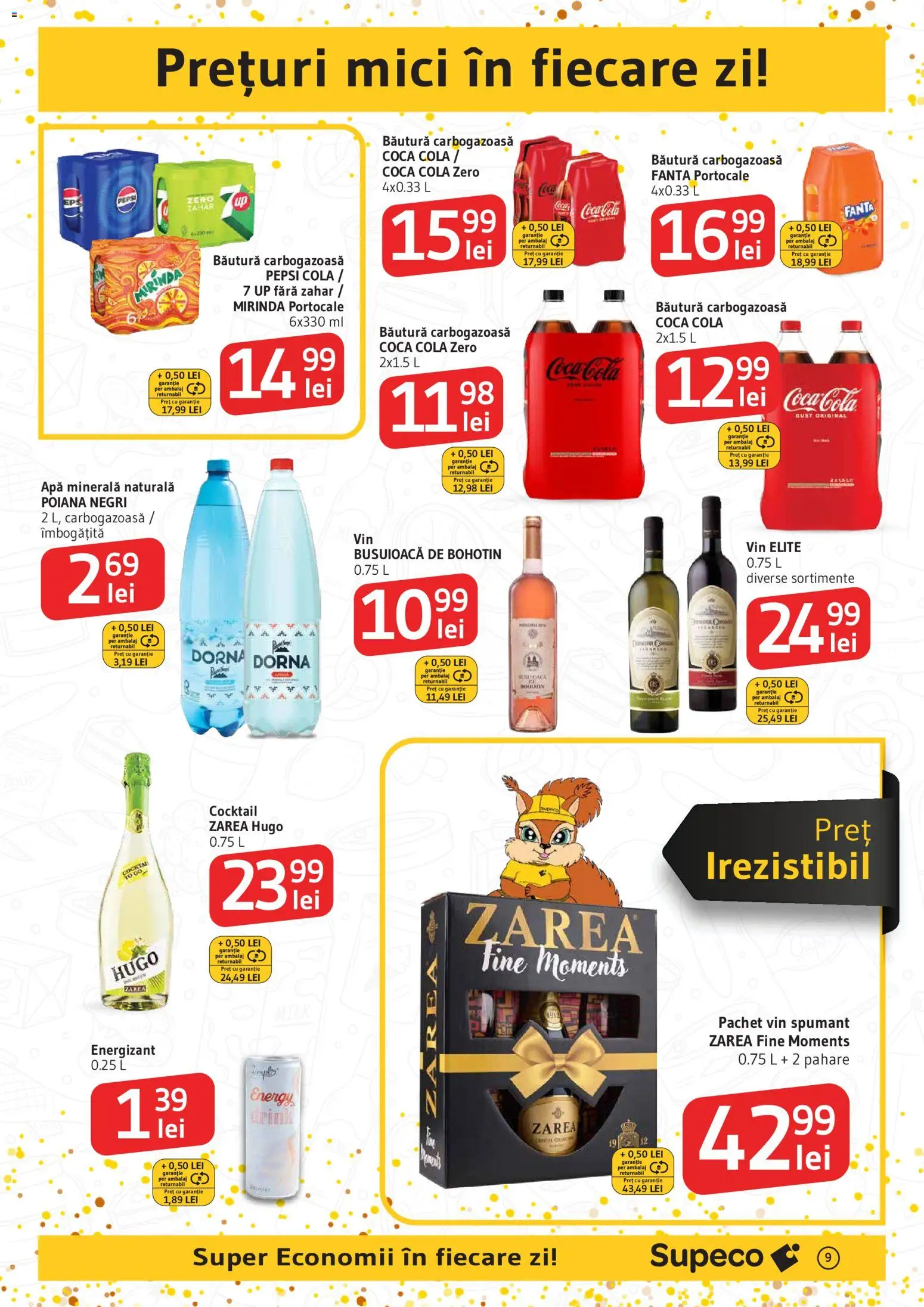 Catalog Supeco 27 Decembrie 2025 - 6 Ianuarie 2026 | Pagina 9 | Produse: Amerikan servis, Vin, Cocktail, Zahăr
