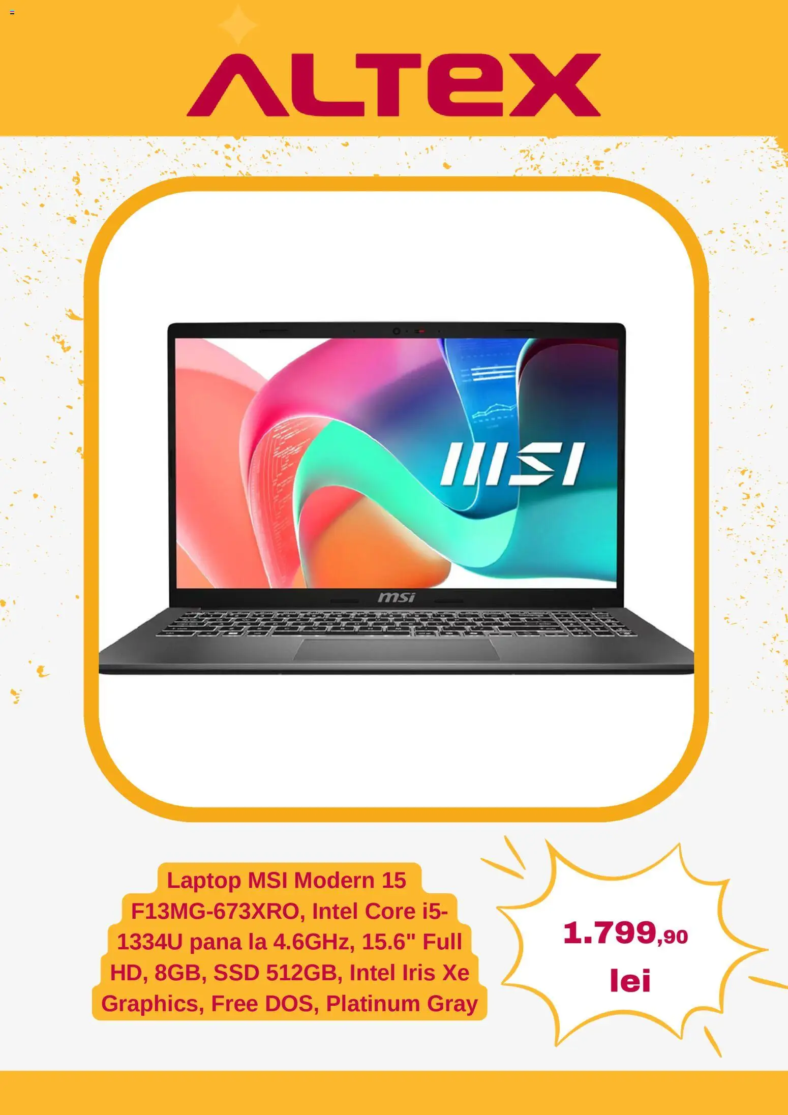 Catalog Altex 25 - 30 Decembrie 2025 | Pagina 3 | Produse: Laptop