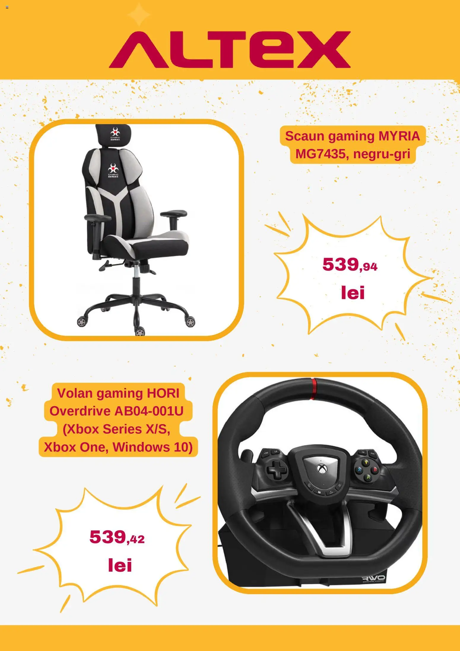 Catalog Altex 25 - 30 Decembrie 2025 | Pagina 4 | Produse: Scaun gaming, Xbox, Scaun