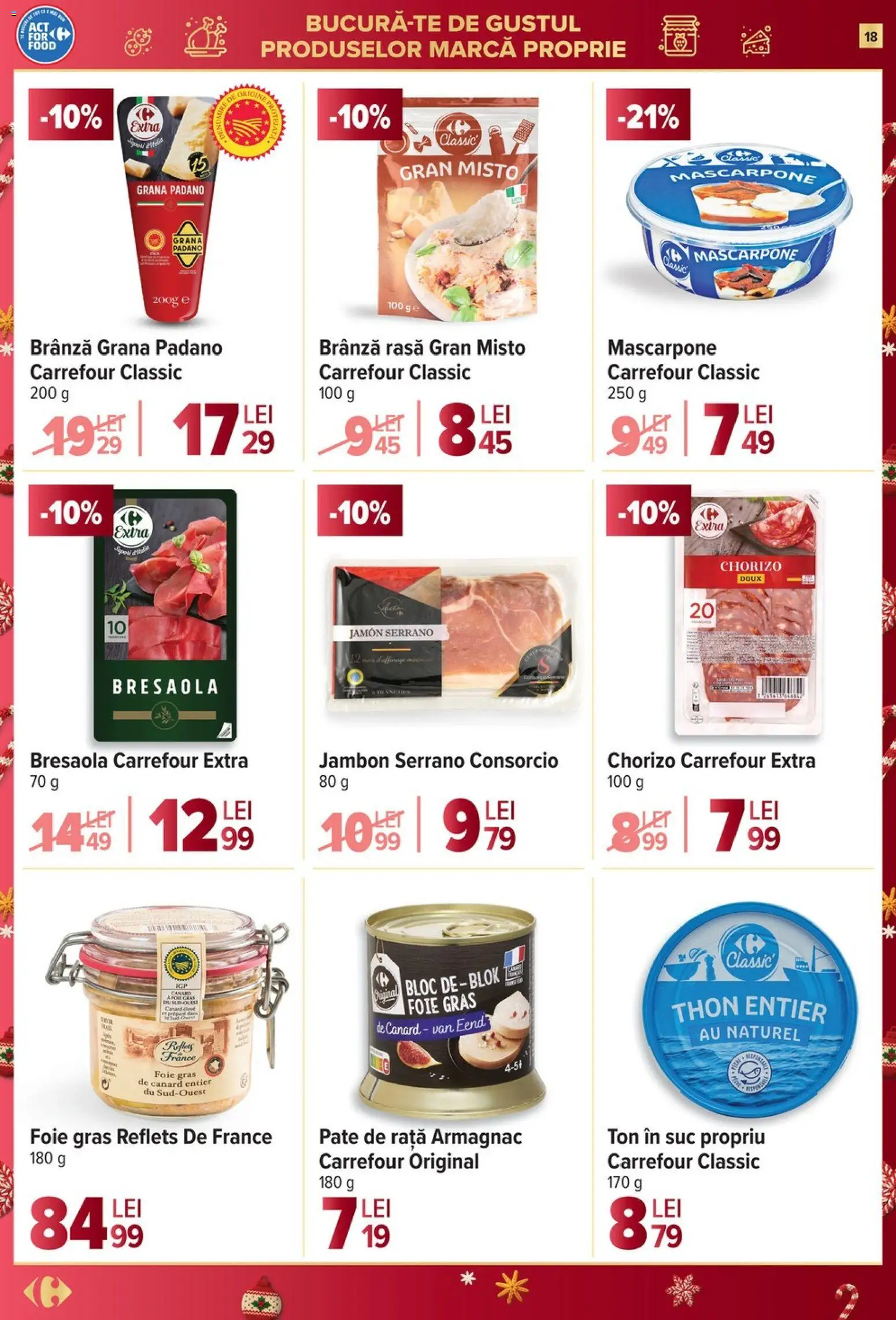 Catalog Carrefour 27 Decembrie 2025 - 6 Ianuarie 2026 | Pagina 18 | Produse: Pate, Brânză, Suc, Mascarpone
