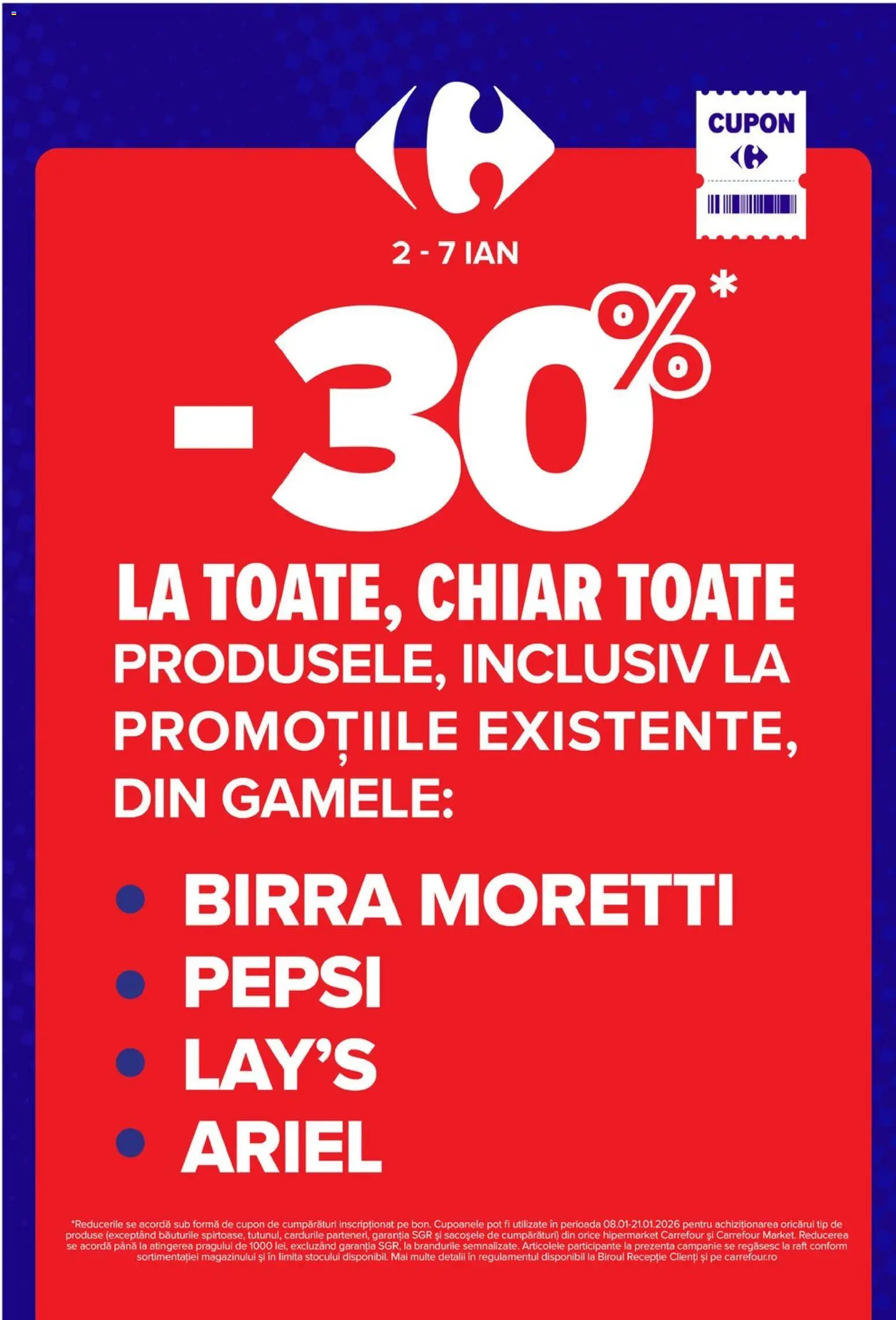 Catalog Carrefour 27 Decembrie 2025 - 6 Ianuarie 2026 | Pagina 2 | Produse: Raft