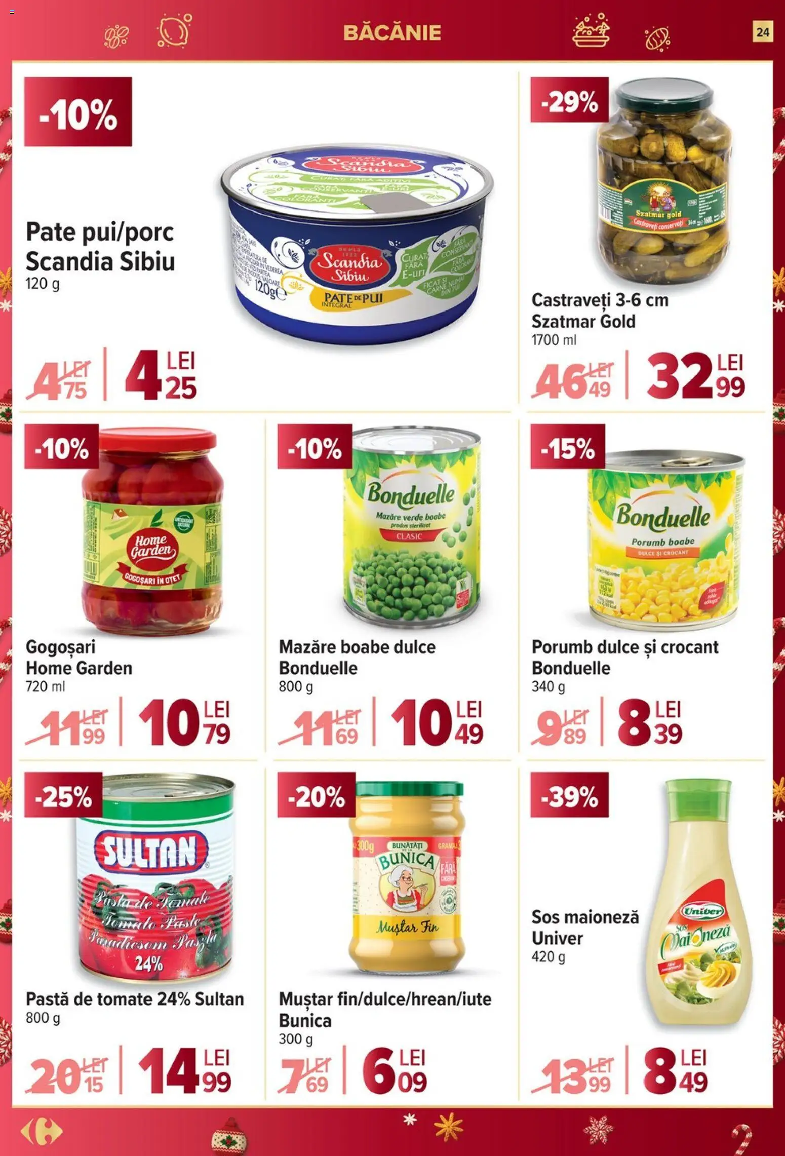 Catalog Carrefour 27 Decembrie 2025 - 6 Ianuarie 2026 | Pagina 24 | Produse: Hacıyatmaz Kedi Oyuncağı, Oțet, Castraveți, Sos