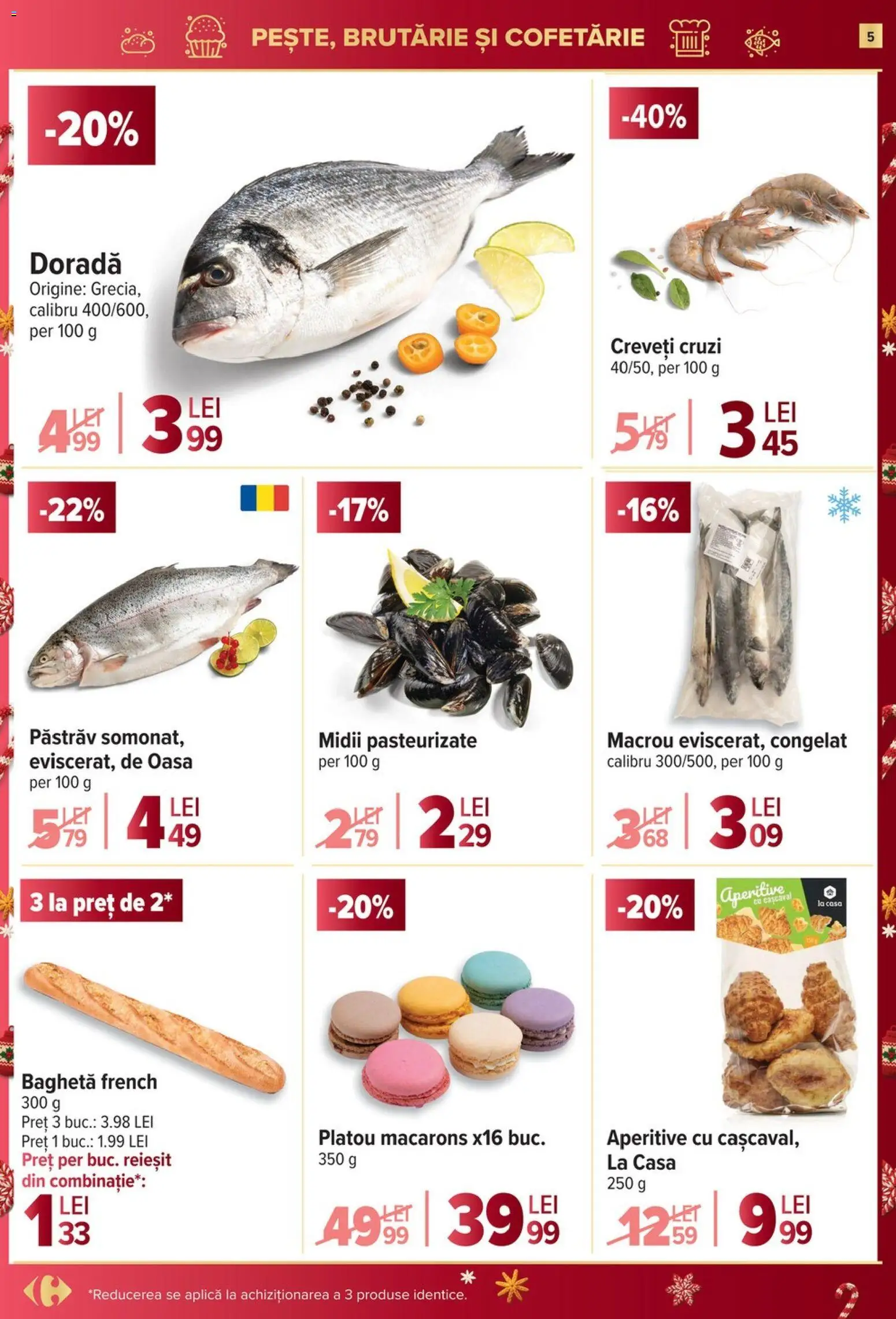 Catalog Carrefour 27 Decembrie 2025 - 6 Ianuarie 2026 | Pagina 5 | Produse: Cașcaval, Macarons