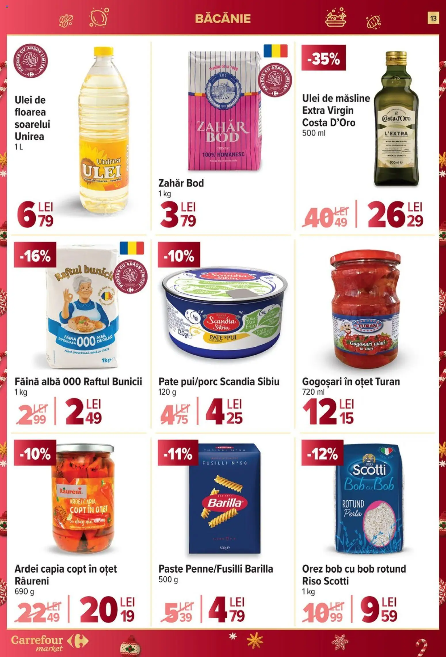 Catalog Carrefour 27 Decembrie 2025 - 6 Ianuarie 2026 | Pagina 13 | Produse: Hacıyatmaz Kedi Oyuncağı, Pate, Ulei, Zahăr