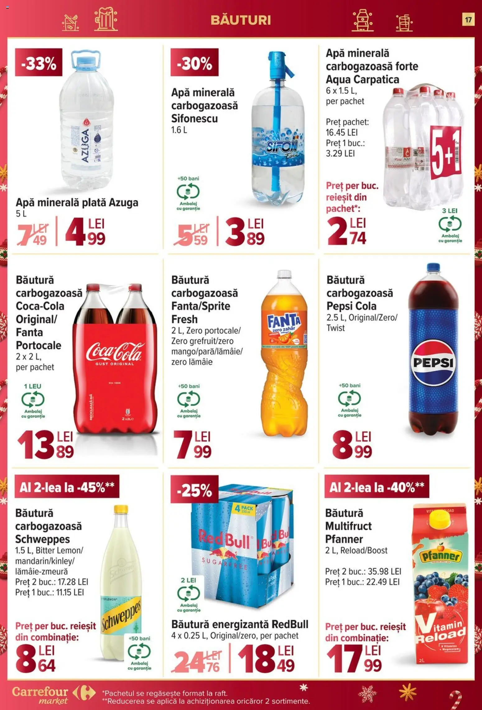 Catalog Carrefour 27 Decembrie 2025 - 6 Ianuarie 2026 | Pagina 17 | Produse: Yazı tahtası kalemi, Portocale, Apă, Zahăr