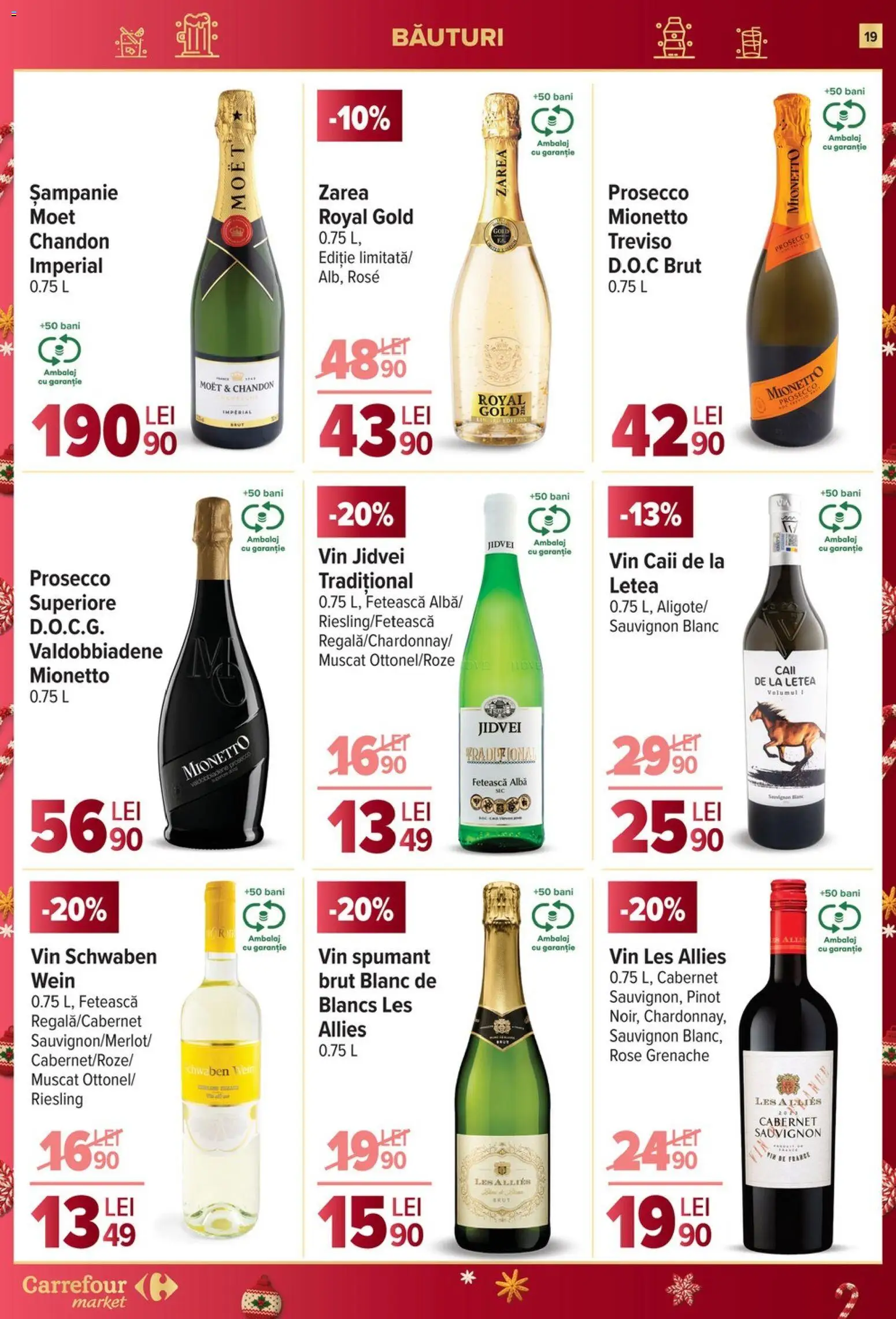 Catalog Carrefour 27 Decembrie 2025 - 6 Ianuarie 2026 | Pagina 19 | Produse: Prosecco, Vin