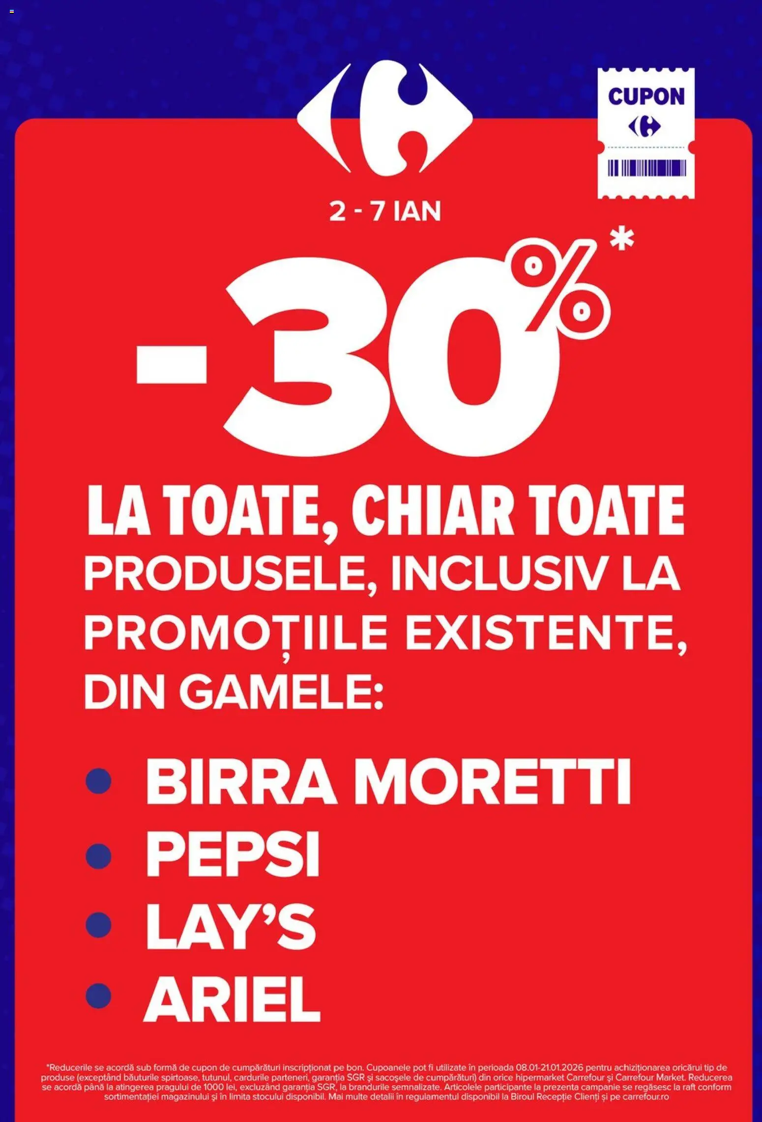 Catalog Carrefour 27 Decembrie 2025 - 6 Ianuarie 2026 | Pagina 2 | Produse: Raft