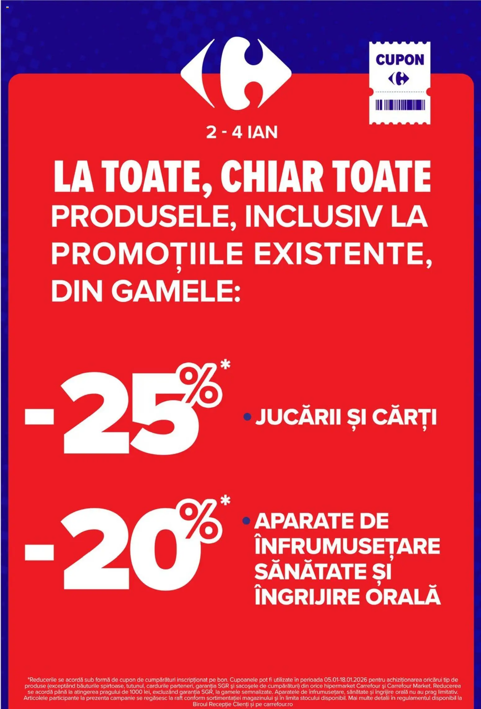 Catalog Carrefour 27 Decembrie 2025 - 6 Ianuarie 2026 | Pagina 3 | Produse: Raft, Cărți