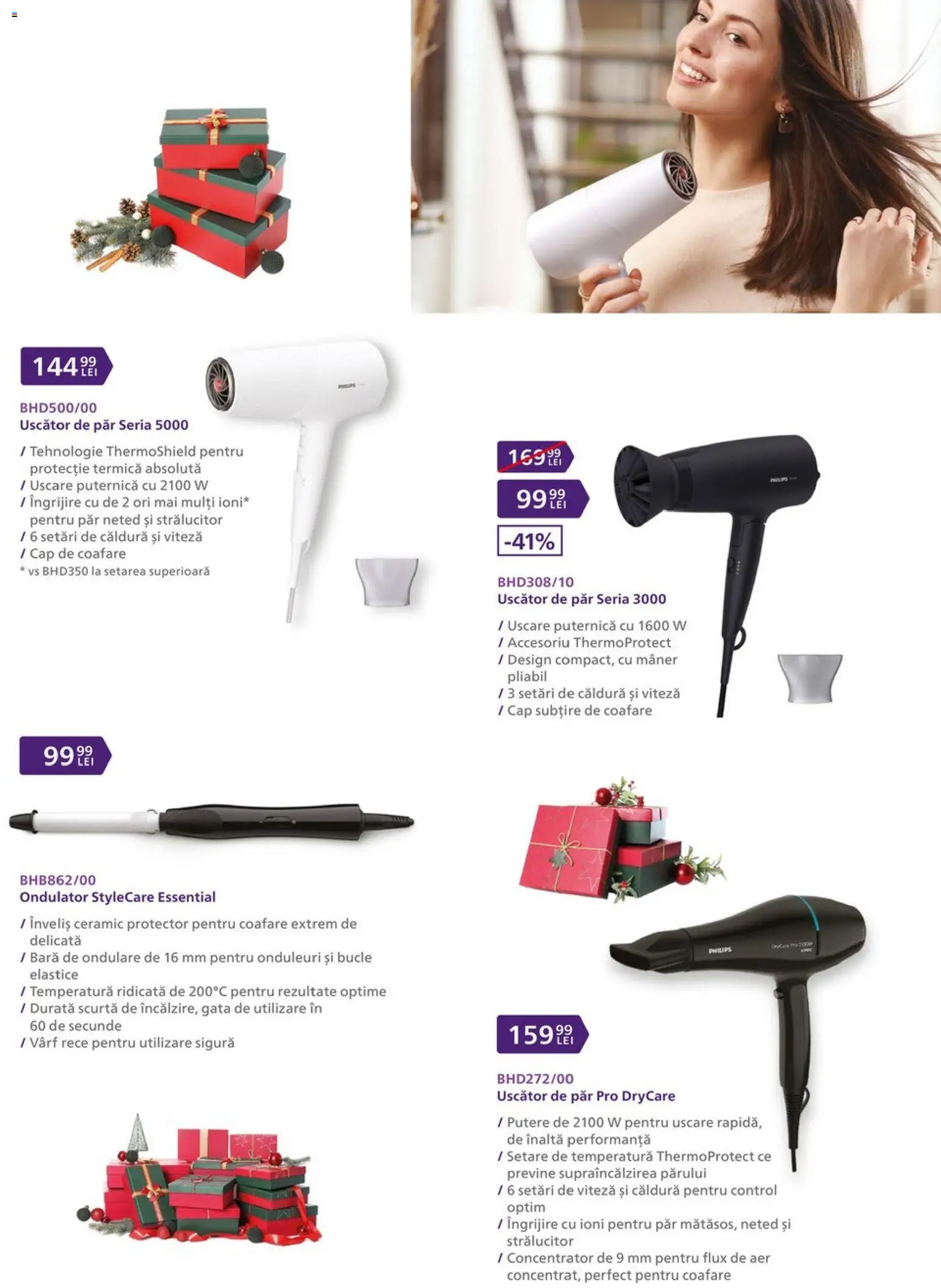 Catalog Carrefour 3 Decembrie 2025 - 10 Ianuarie 2026 | Pagina 5 | Produse: Uscător, Ondulator, Uscător De Păr, Mâner