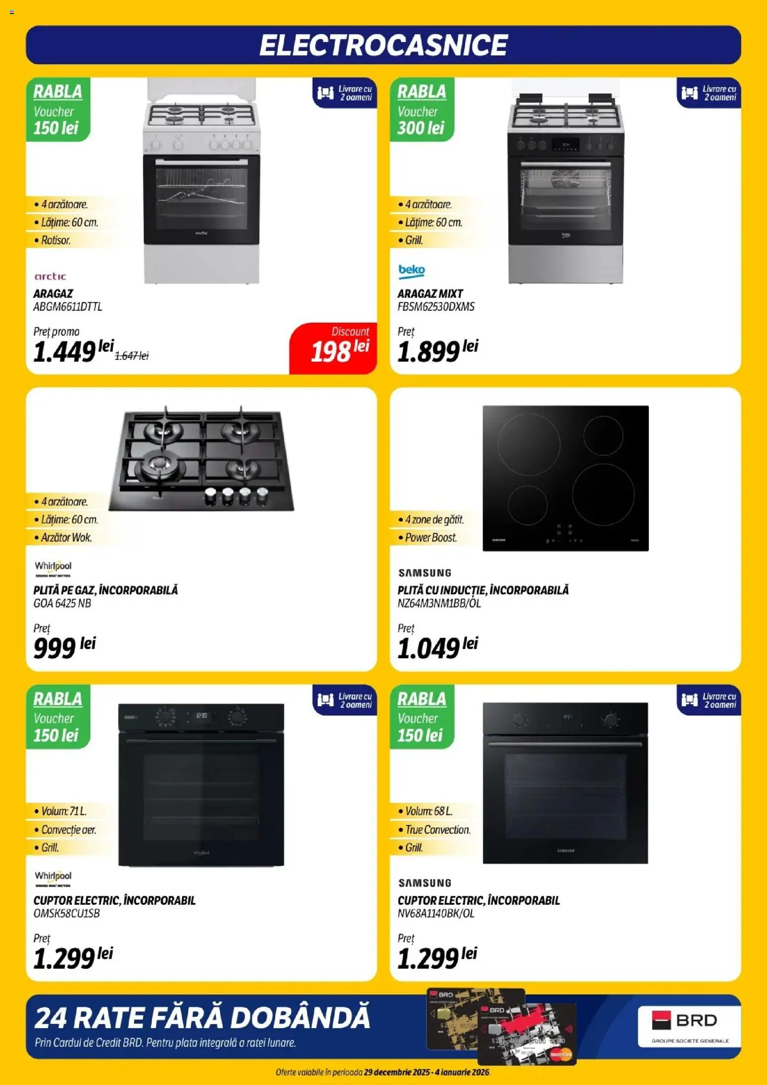 Catalog Flanco 29 Decembrie 2025 - 3 Ianuarie 2026 | Pagina 19 | Produse: Cuptor, Plită, Aragaz