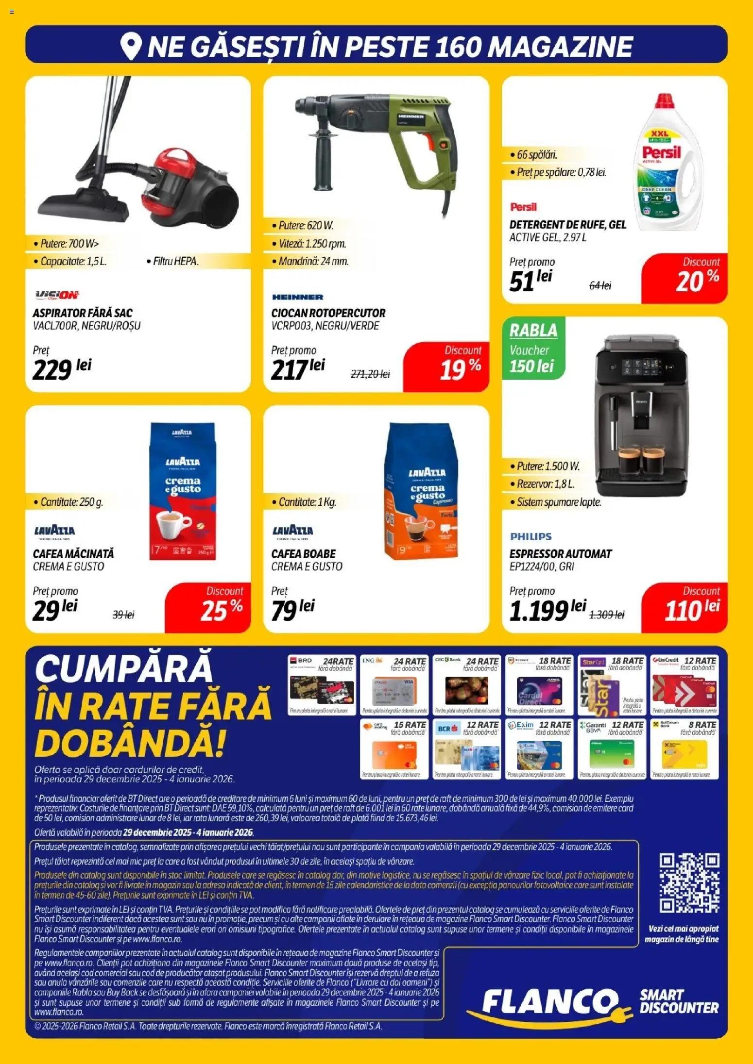 Catalog Flanco 29 Decembrie 2025 - 3 Ianuarie 2026 | Pagina 25 | Produse: Enginar, Pomelo, Aspirator, Cafea