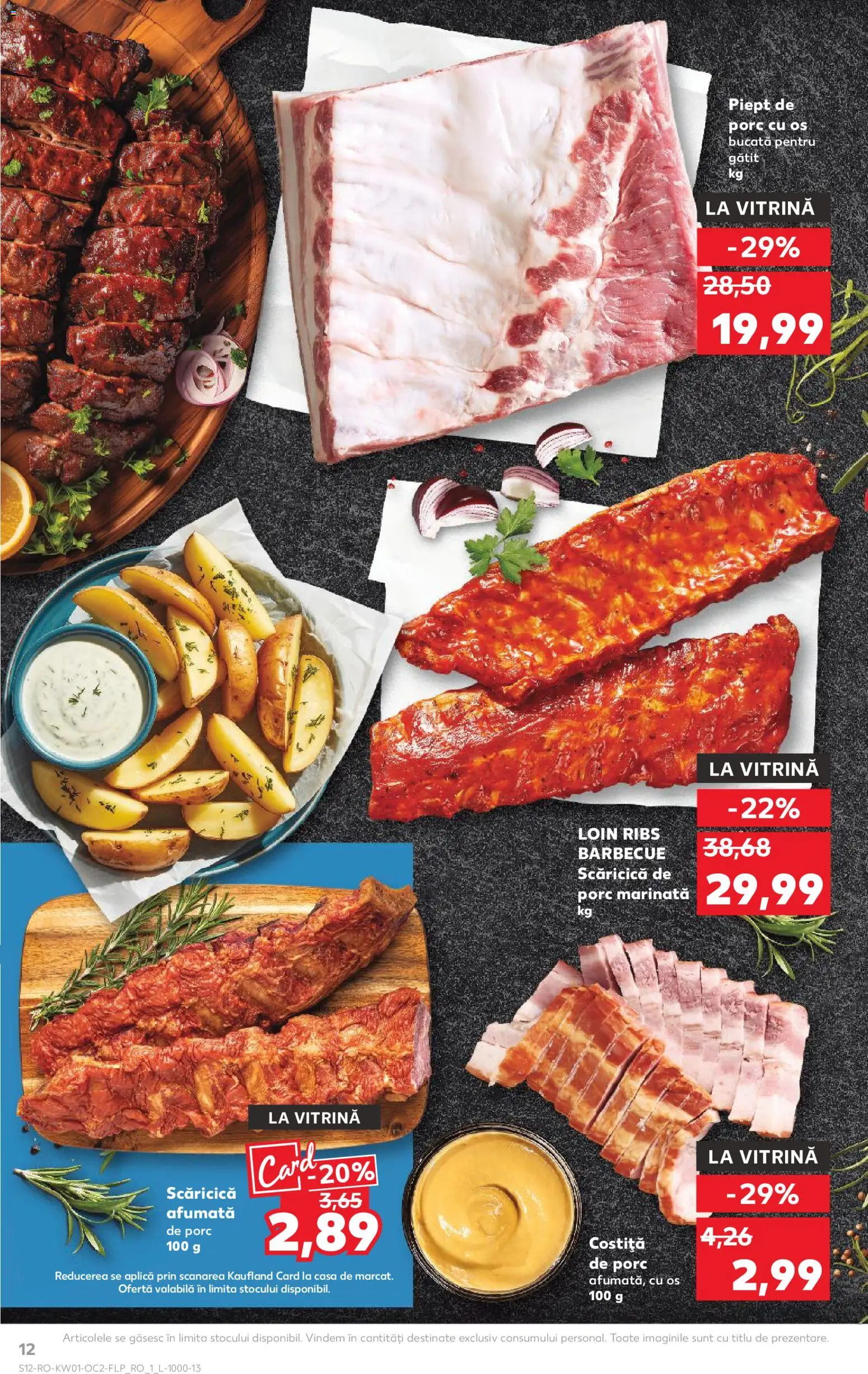 Catalog Kaufland 31 Decembrie 2025 - 5 Ianuarie 2026 | Pagina 12 | Produse: Vitrină, Bacon