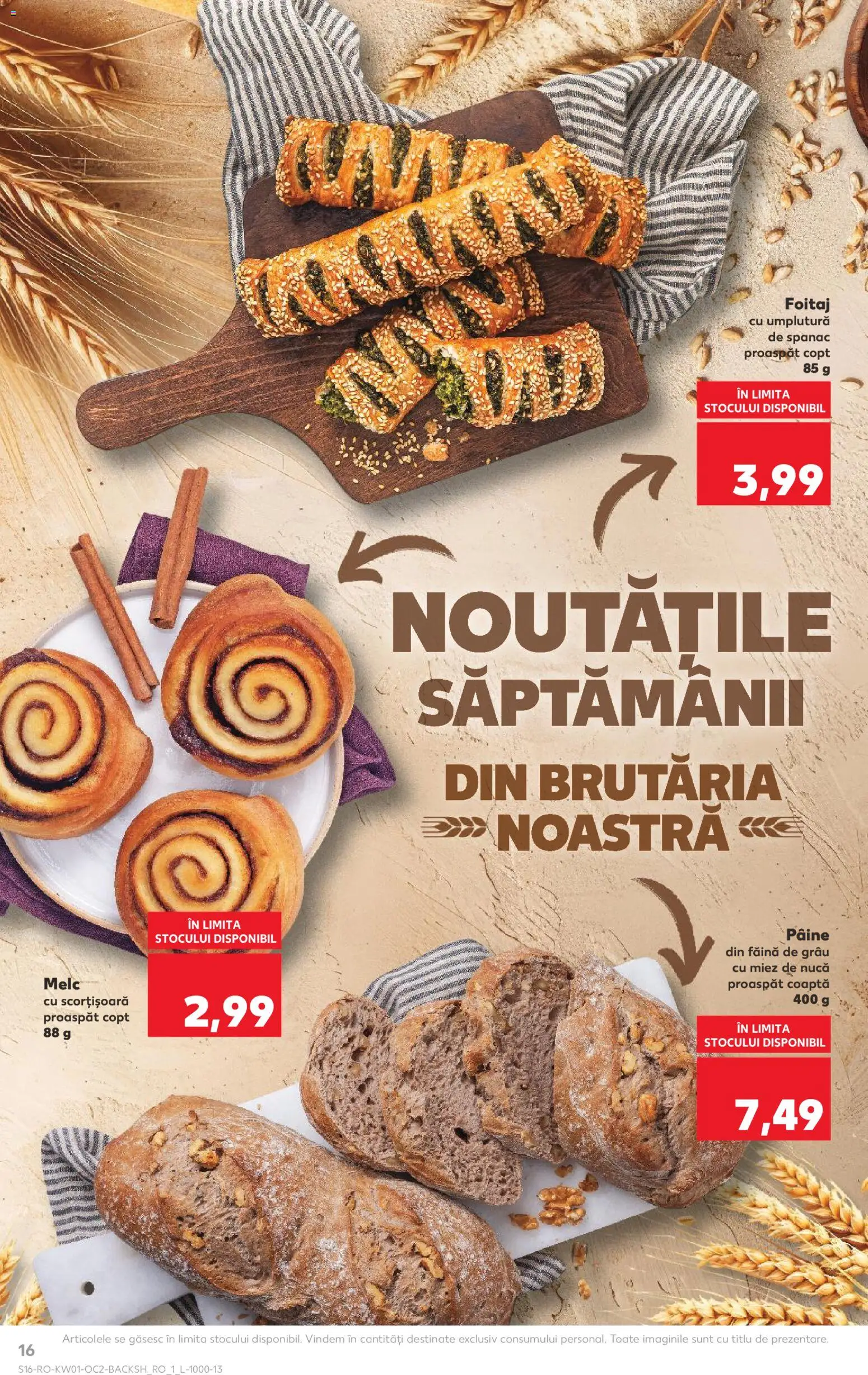 Catalog Kaufland 31 Decembrie 2025 - 5 Ianuarie 2026 | Pagina 16 | Produse: Pâine, Făină