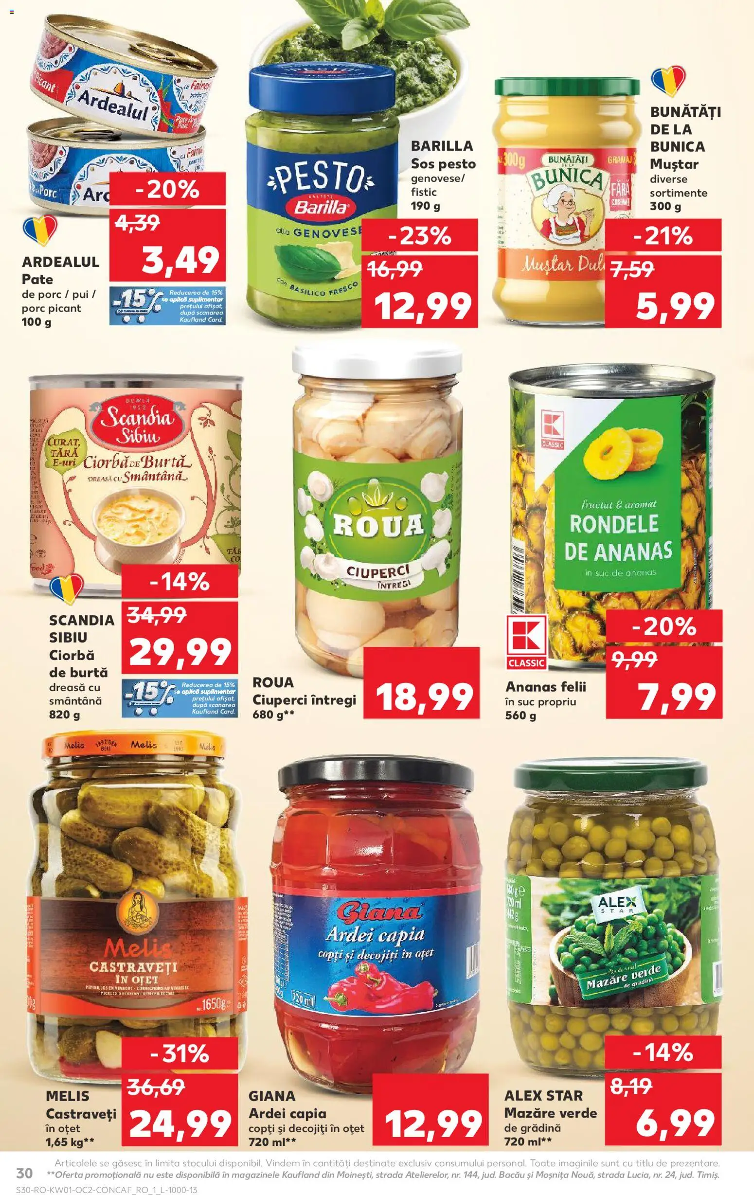 Catalog Kaufland 31 Decembrie 2025 - 5 Ianuarie 2026 | Pagina 30 | Produse: Hacıyatmaz Kedi Oyuncağı, Fistic, Ananas, Castraveți