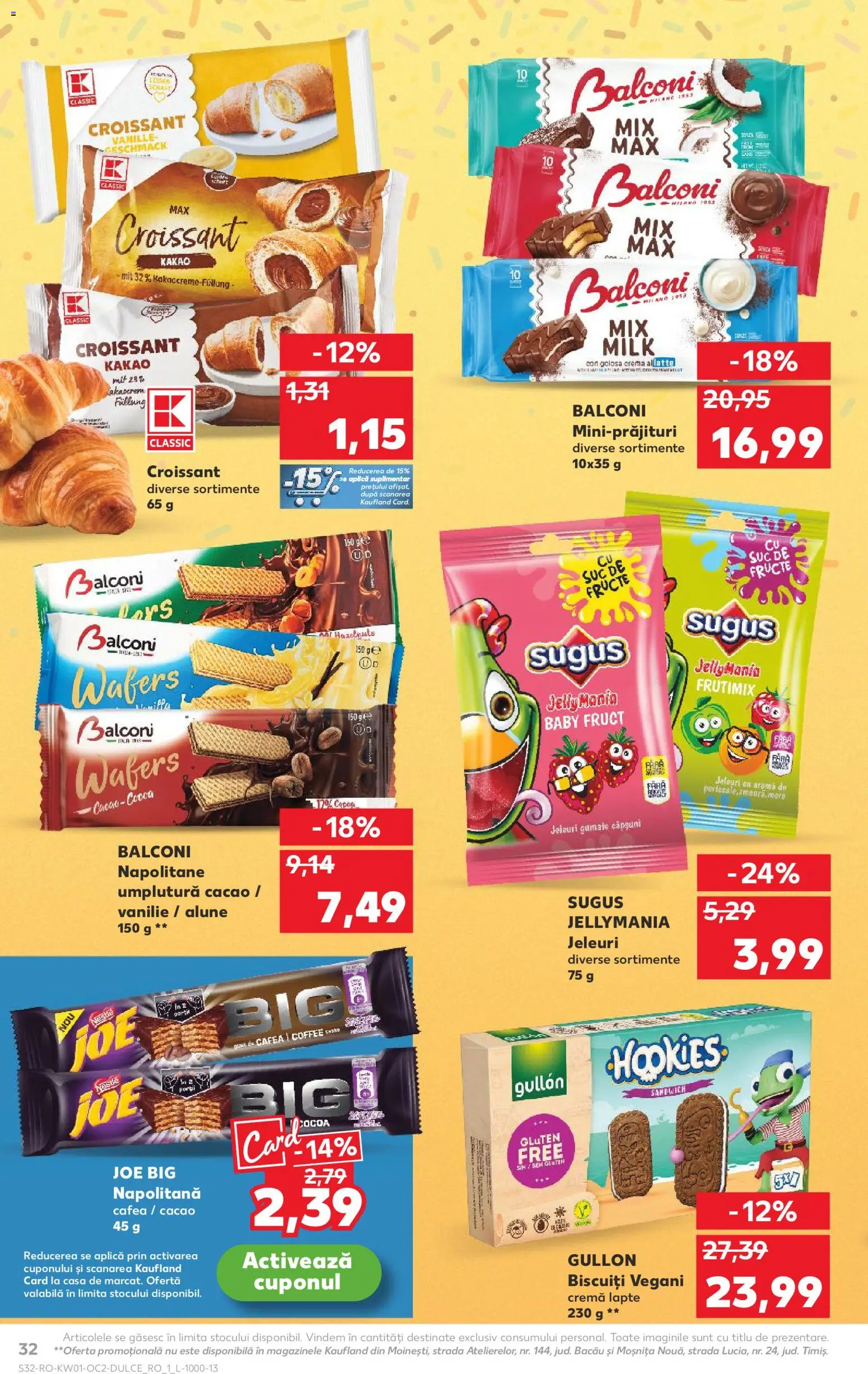 Catalog Kaufland 31 Decembrie 2025 - 5 Ianuarie 2026 | Pagina 32 | Produse: Suc, Căpșuni, Biscuiți, Jeleuri