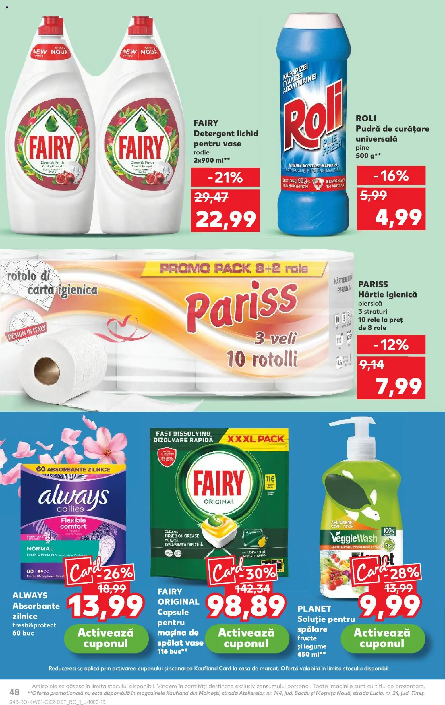 Catalog Kaufland 31 Decembrie 2025 - 5 Ianuarie 2026 | Pagina 48 | Produse: Piersică, Mașină De Spălat, Mașină De Spălat Vase, Detergent