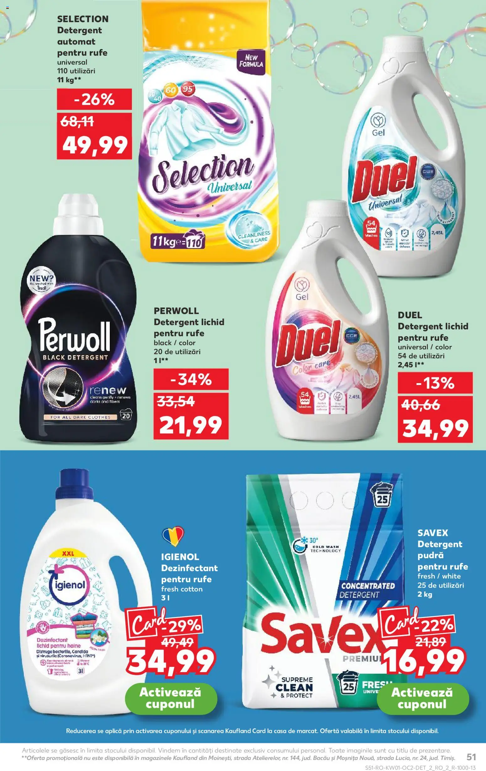 Catalog Kaufland 31 Decembrie 2025 - 5 Ianuarie 2026 | Pagina 51 | Produse: Kedi Ödül Oyuncakları, Pudră, Detergent, Haine