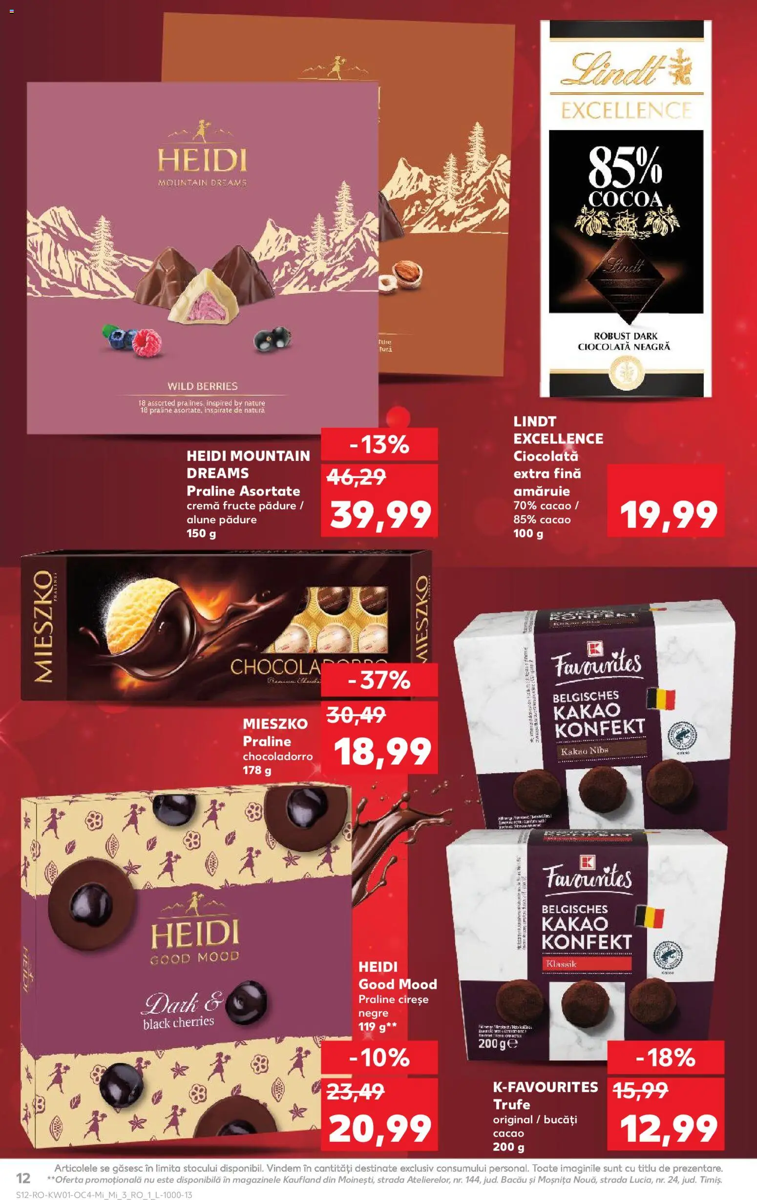 Catalog Kaufland 31 Decembrie 2025 - 6 Ianuarie 2026 | Pagina 12 | Produse: Alune, Ciocolată, Cacao, Cireșe