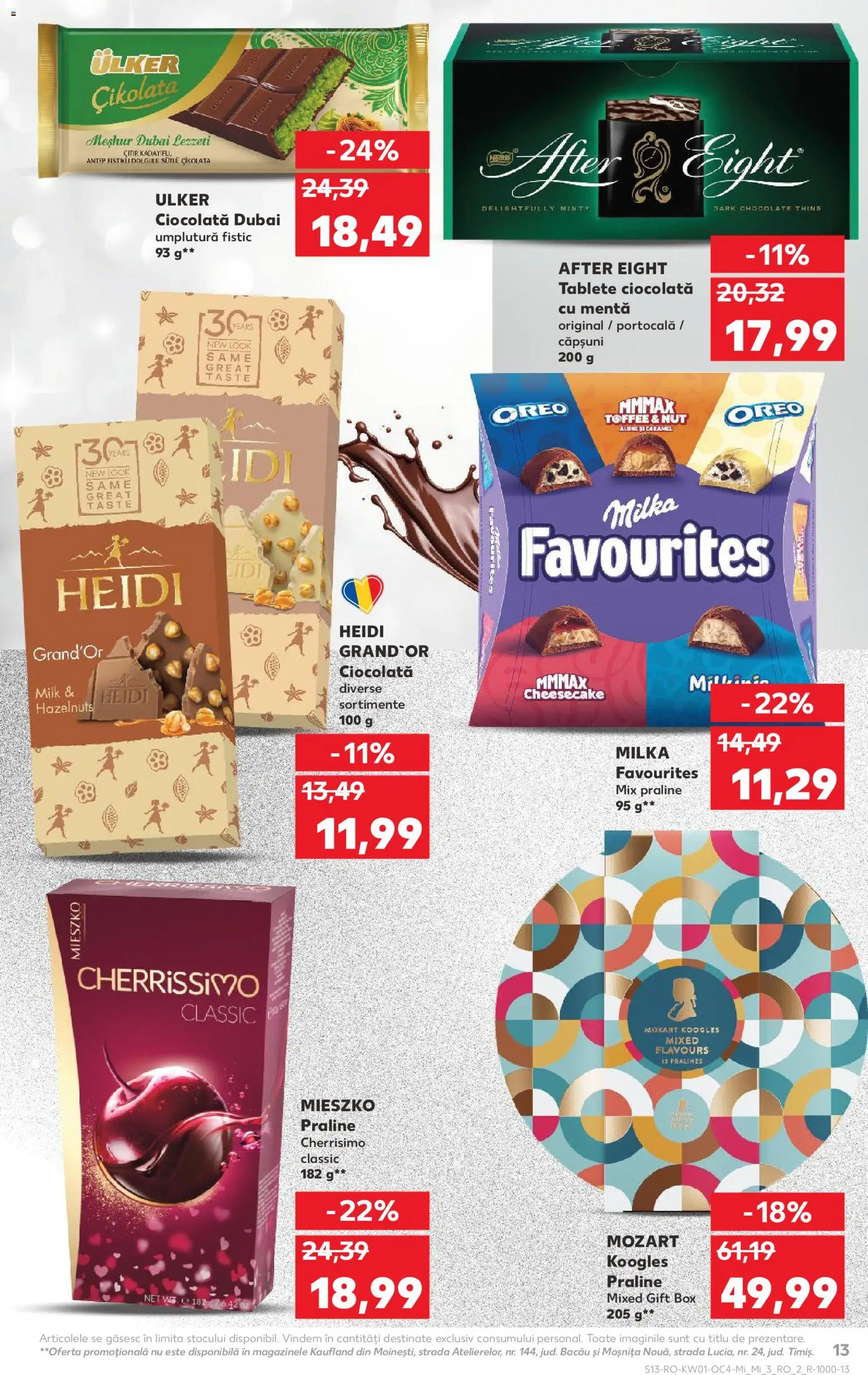 Catalog Kaufland 31 Decembrie 2025 - 6 Ianuarie 2026 | Pagina 13 | Produse: Alune, Praline, Ciocolată, Căpșuni