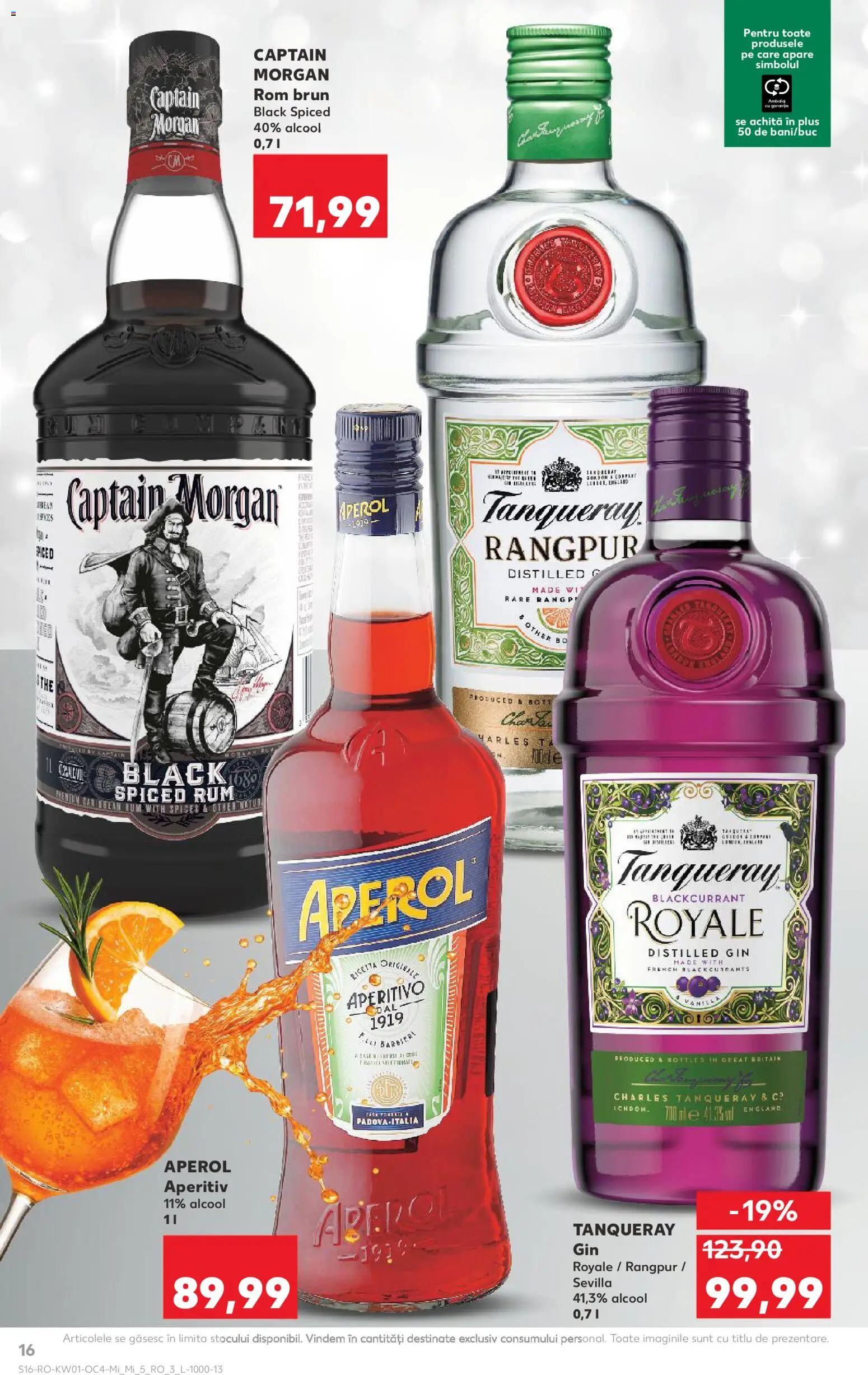 Catalog Kaufland 31 Decembrie 2025 - 6 Ianuarie 2026 | Pagina 16 | Produse: Rom, Gin, Aperol