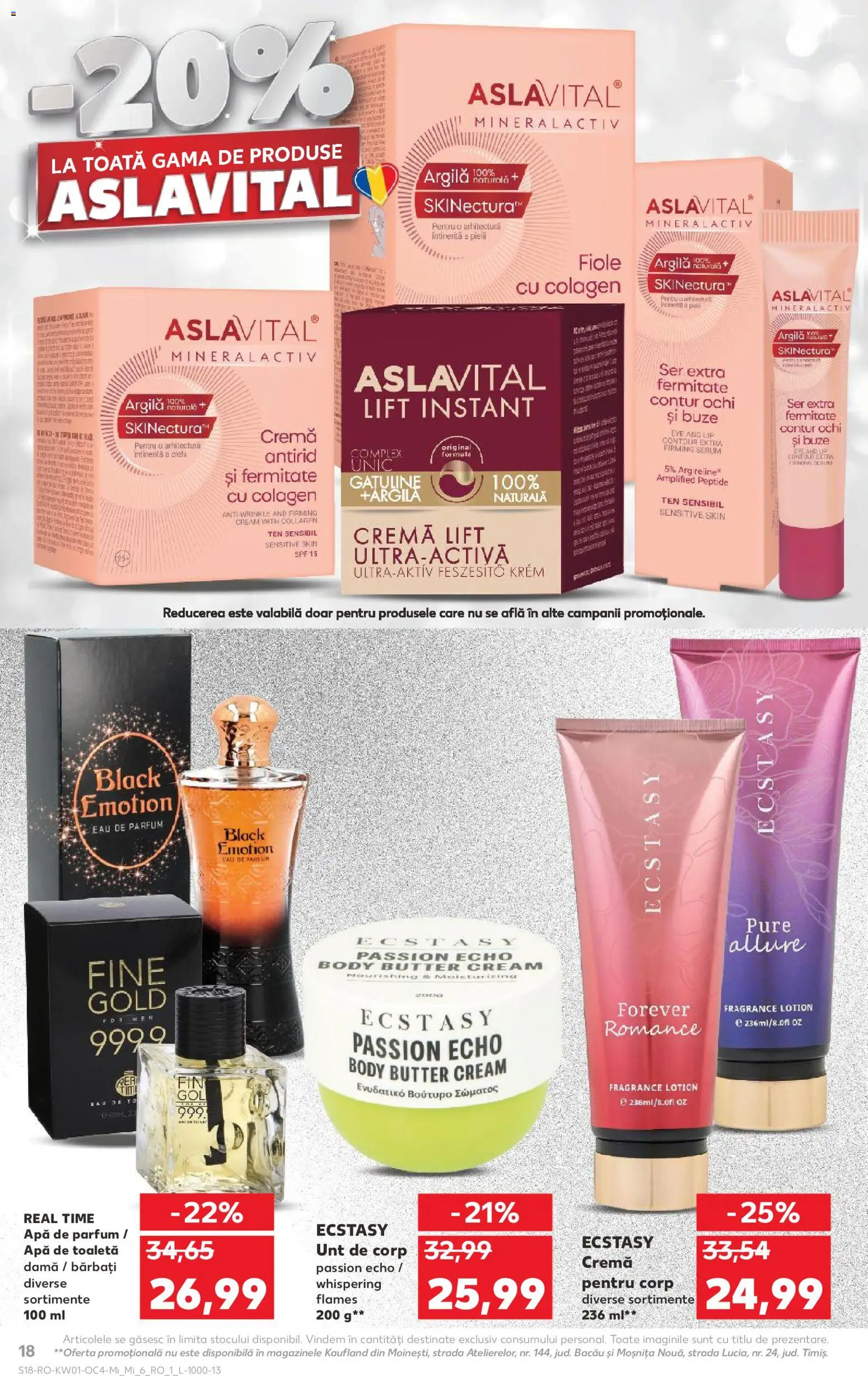Catalog Kaufland 31 Decembrie 2025 - 6 Ianuarie 2026 | Pagina 18 | Produse: Toaletă, Apă de toaletă, Unt, Apă