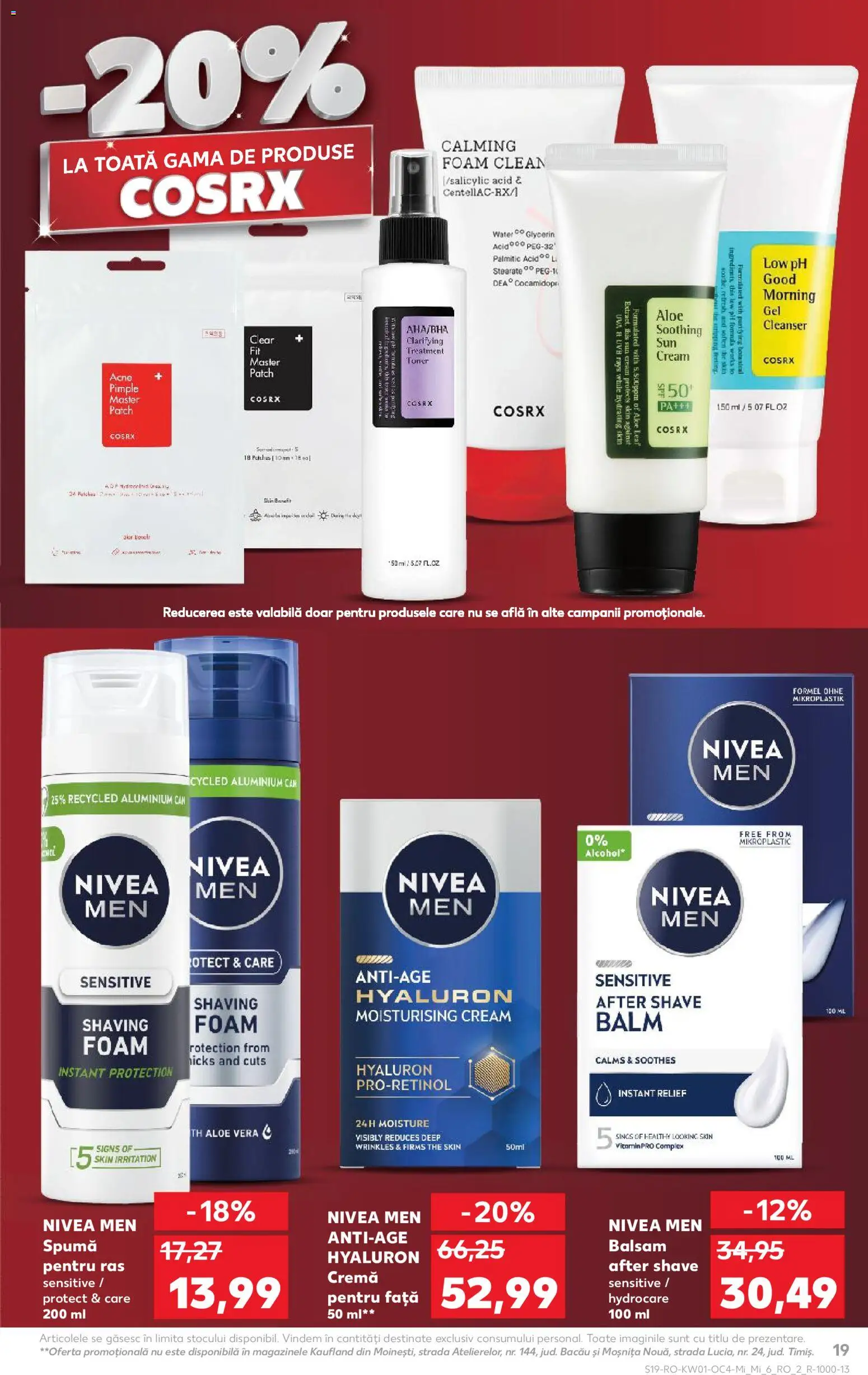 Catalog Kaufland 31 Decembrie 2025 - 6 Ianuarie 2026 | Pagina 19 | Produse: After shave, Toner, Aloe vera, Cremă