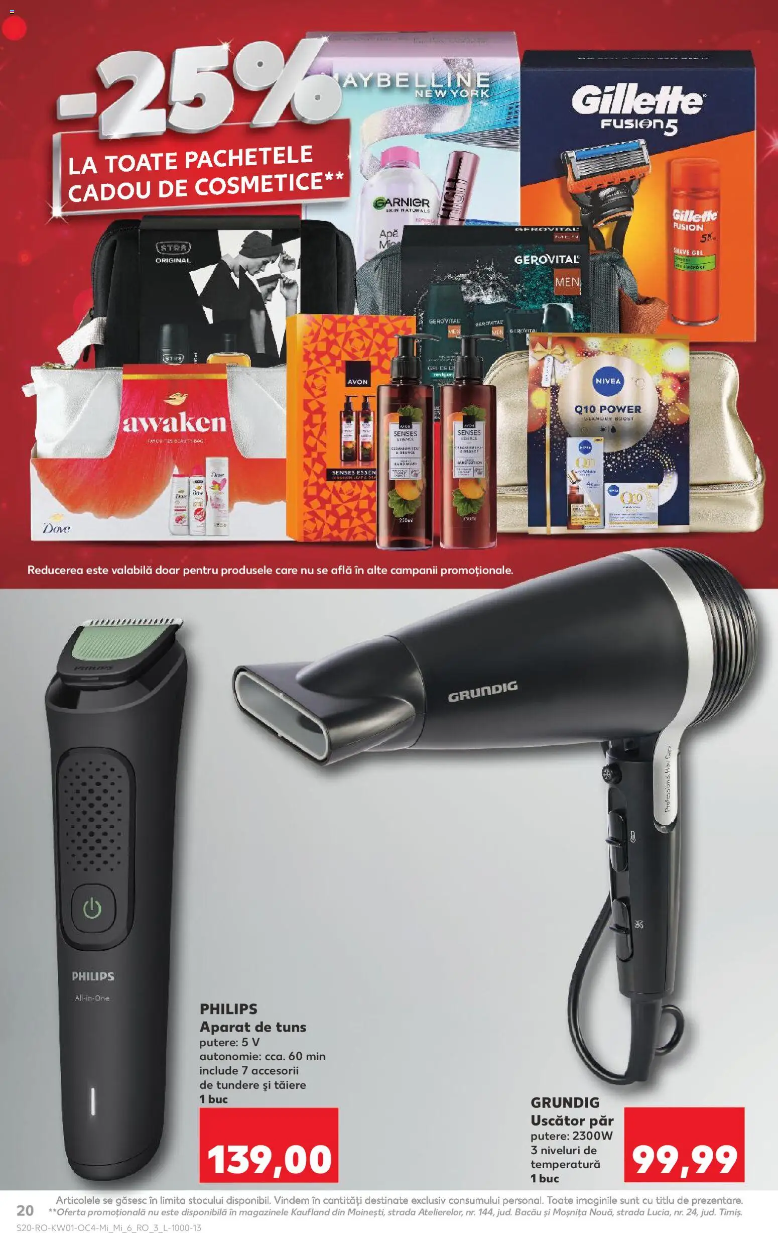 Catalog Kaufland 31 Decembrie 2025 - 6 Ianuarie 2026 | Pagina 20 | Produse: Trimmer, Enginar, Uscător