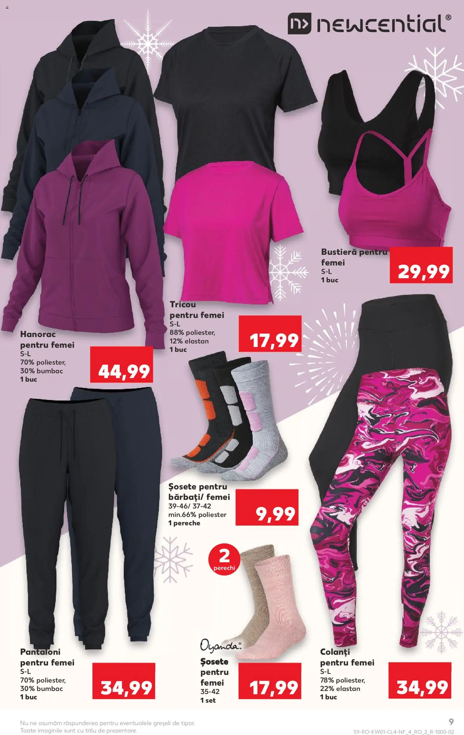 Catalog Kaufland 31 Decembrie 2025 - 5 Ianuarie 2026 | Pagina 9 | Produse: Bustieră, Tricou, Șosete, Keşe