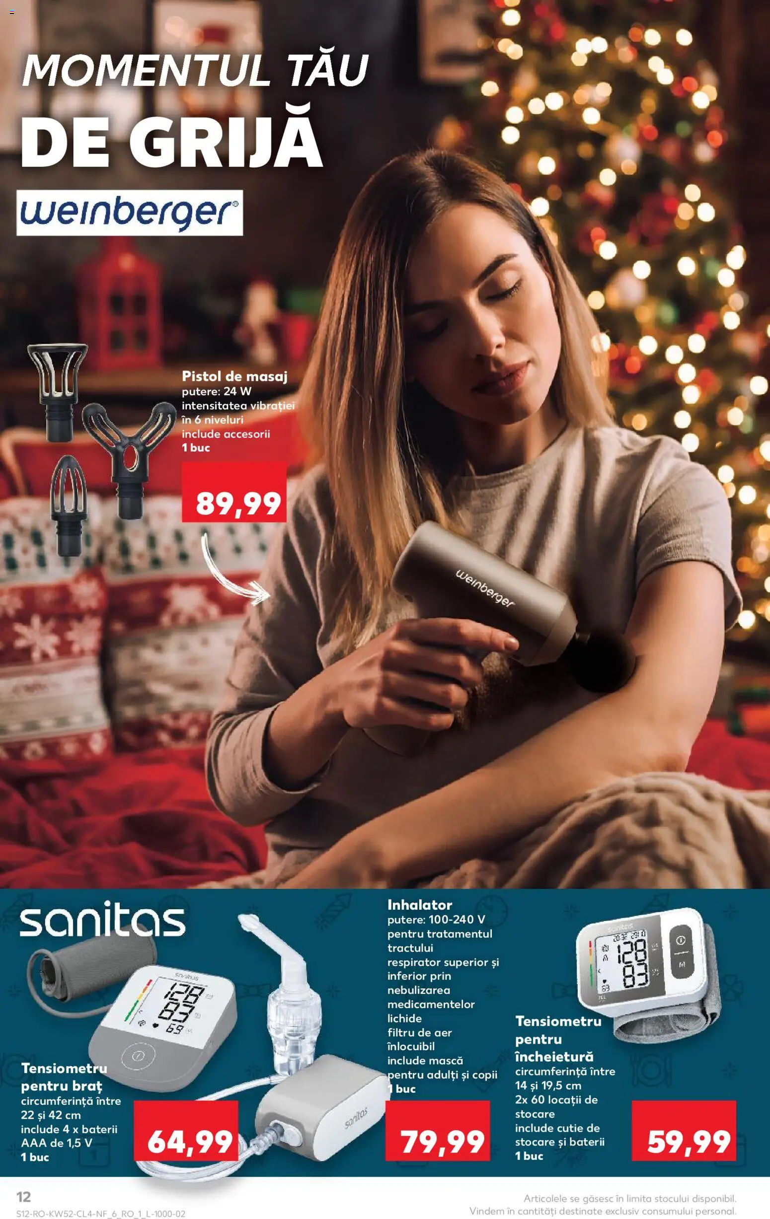 Catalog Kaufland 24 - 29 Decembrie 2025 | Pagina 12 | Produse: Tensiometru, Monitor, Cutie, Baterii