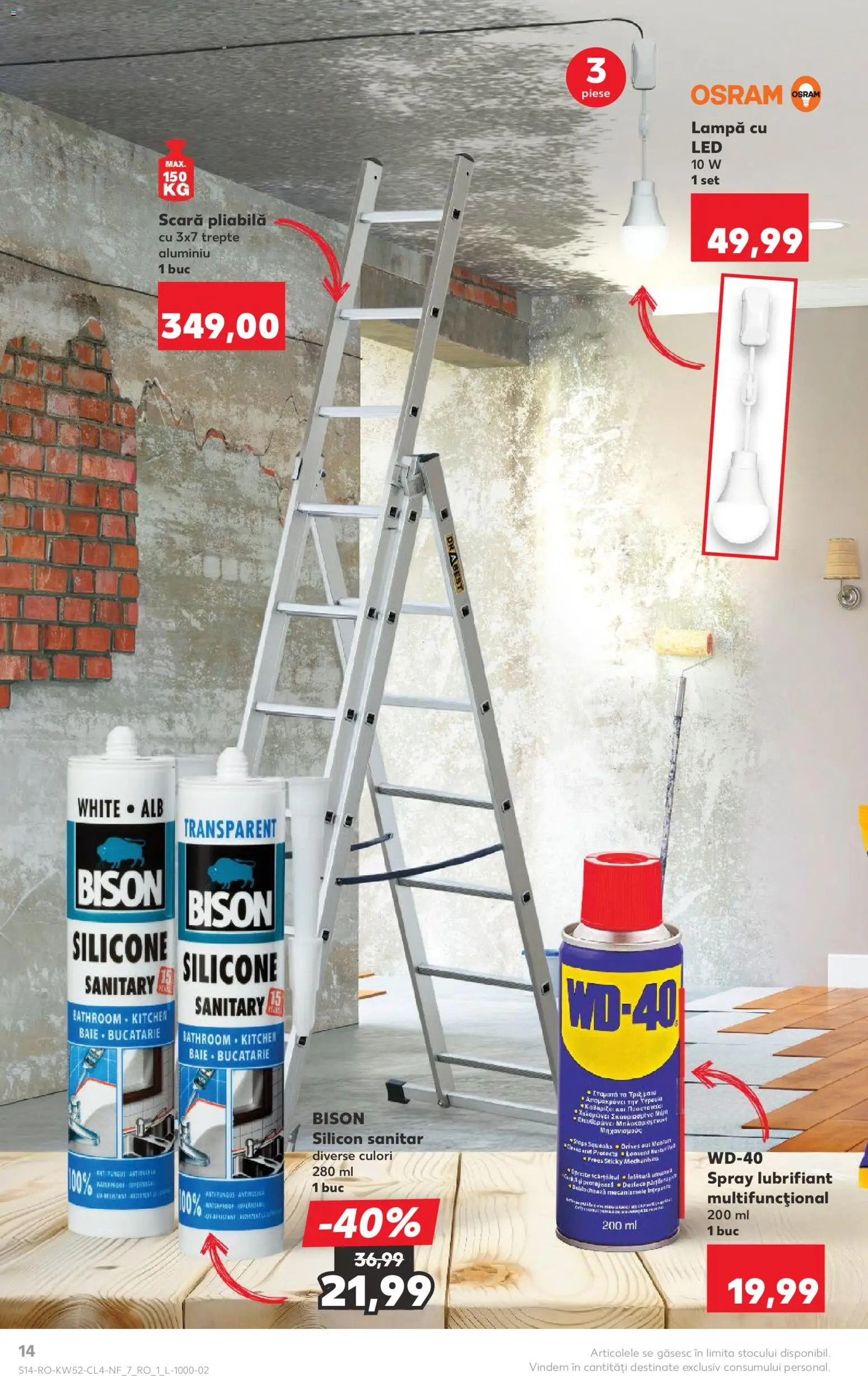 Catalog Kaufland 24 - 29 Decembrie 2025 | Pagina 14 | Produse: Scară, Babak, Lampă