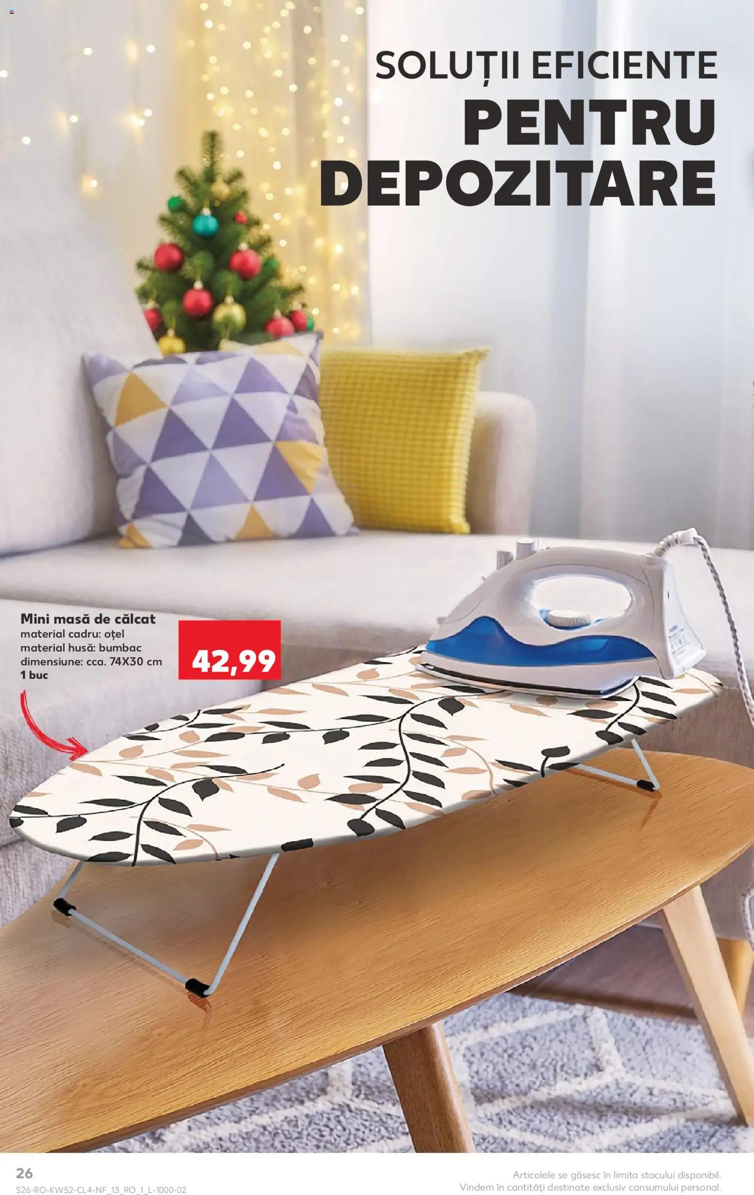 Catalog Kaufland 24 - 29 Decembrie 2025 | Pagina 26 | Produse: Masă, Masă de călcat