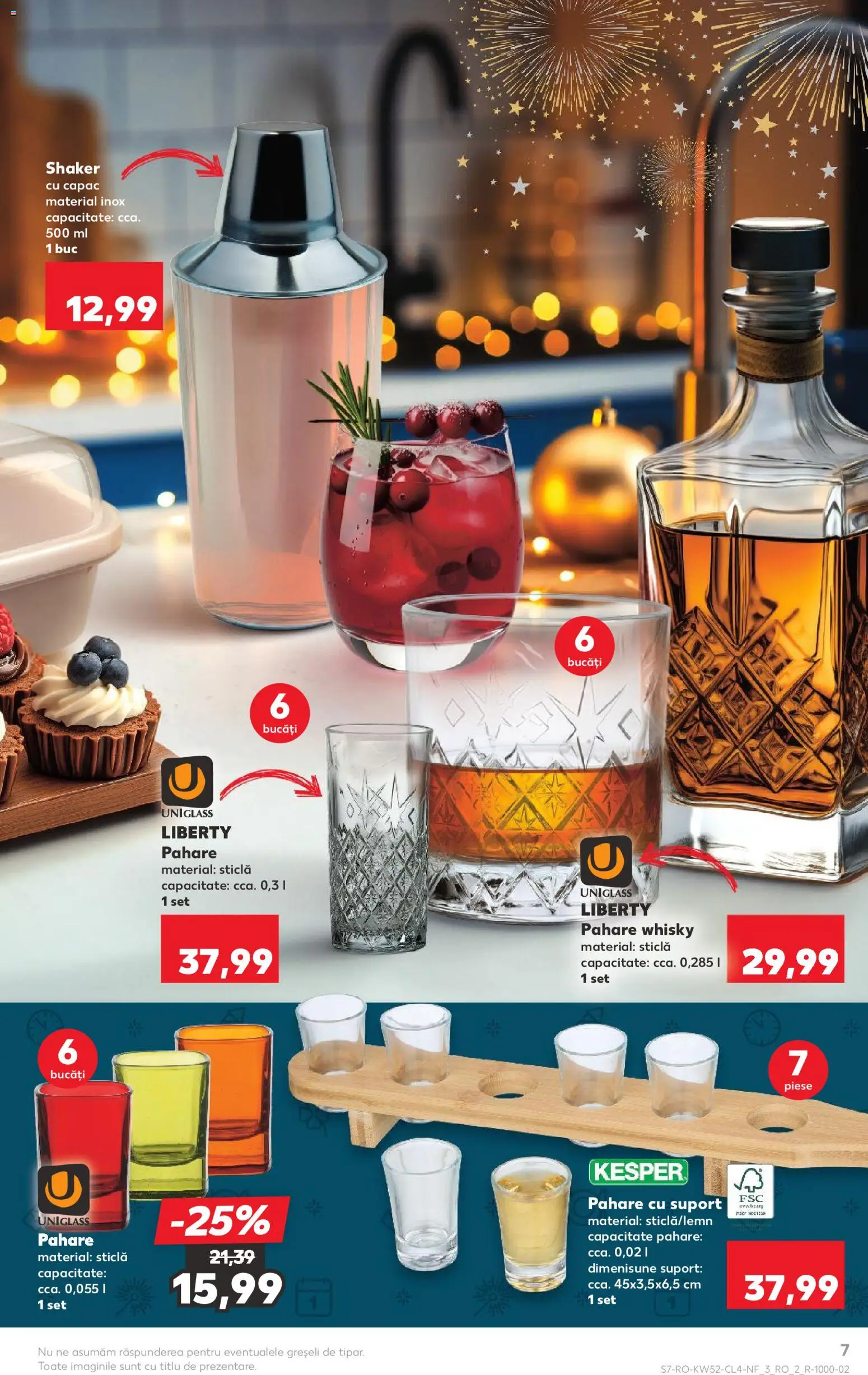 Catalog Kaufland 24 - 29 Decembrie 2025 | Pagina 7 | Produse: Pahare