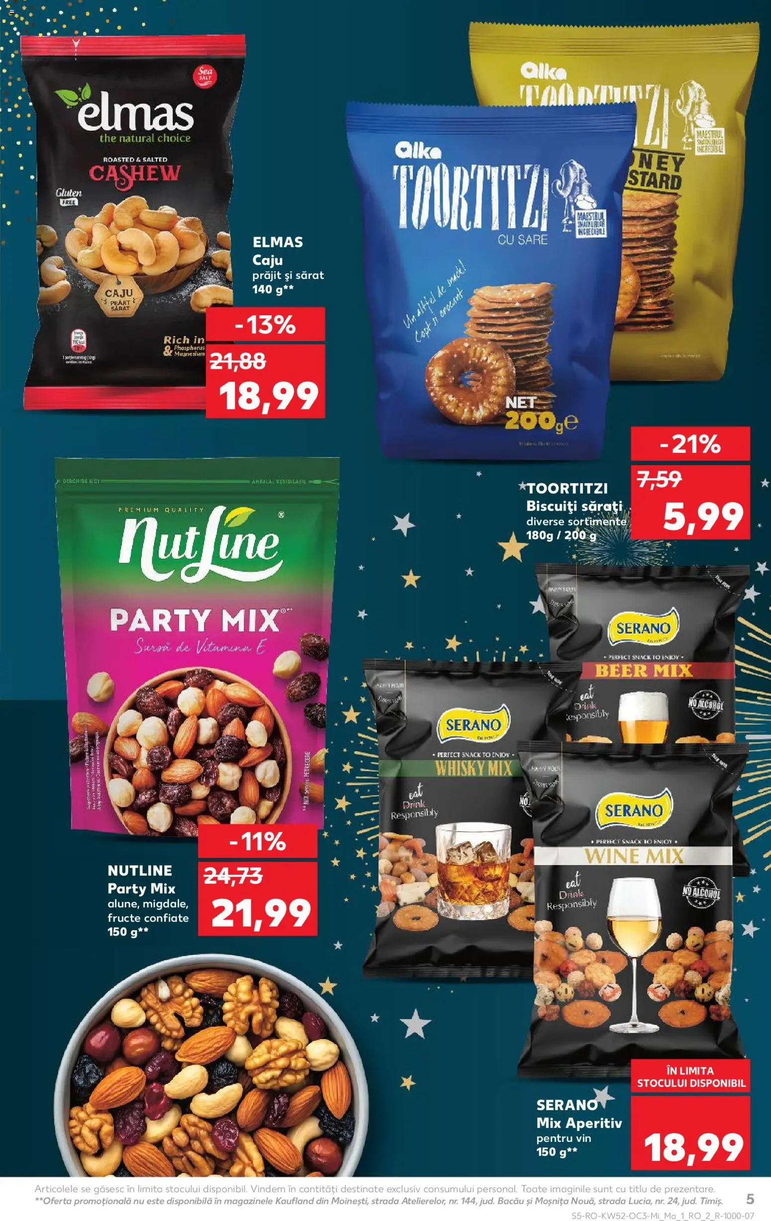 Catalog Kaufland 24 - 29 Decembrie 2025 | Pagina 5 | Produse: Mici, Vin, Fructe, Sare