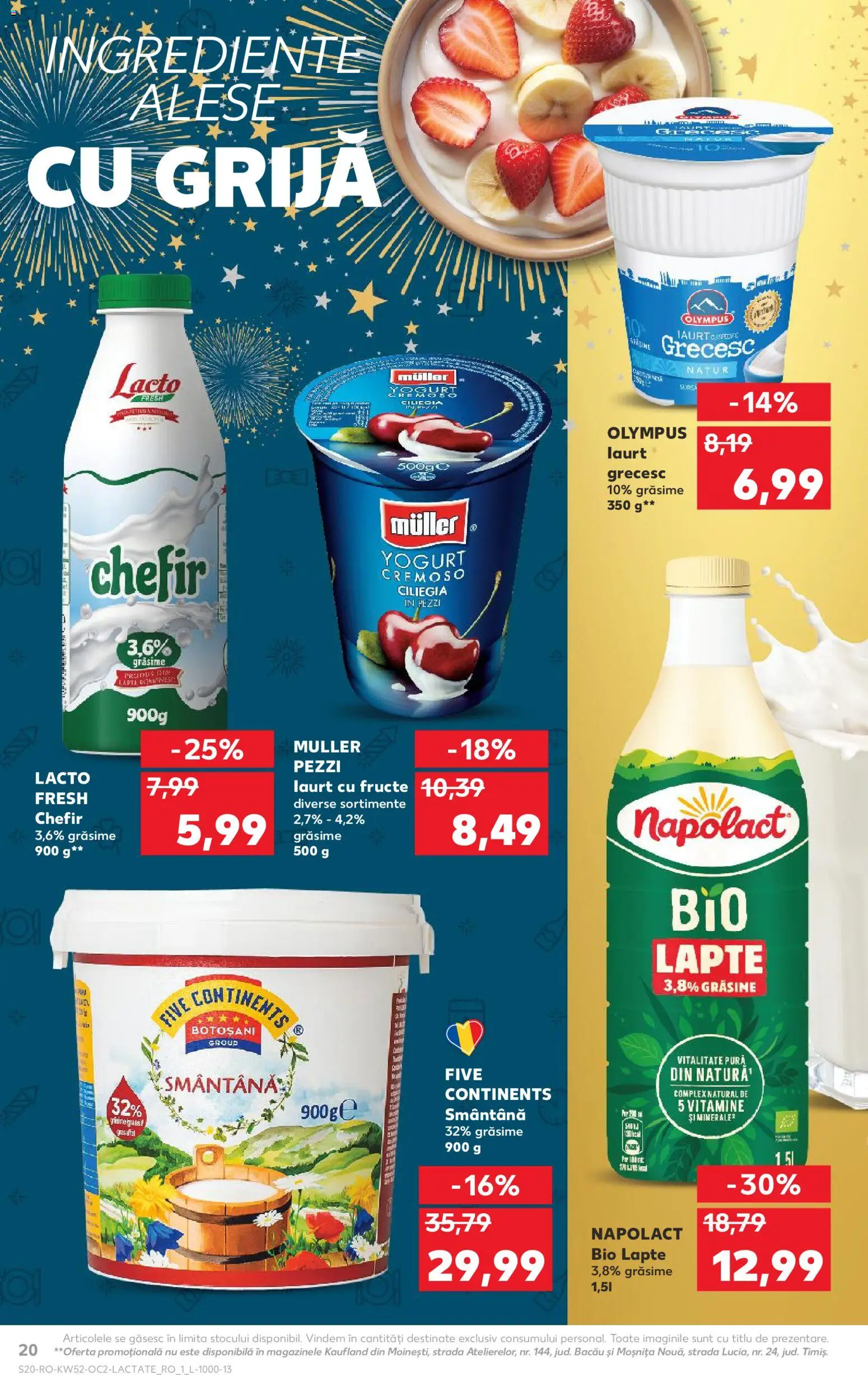 Catalog Kaufland 24 - 29 Decembrie 2025 | Pagina 20 | Produse: Şerit ödül, Iaurt, Smântână, Fructe