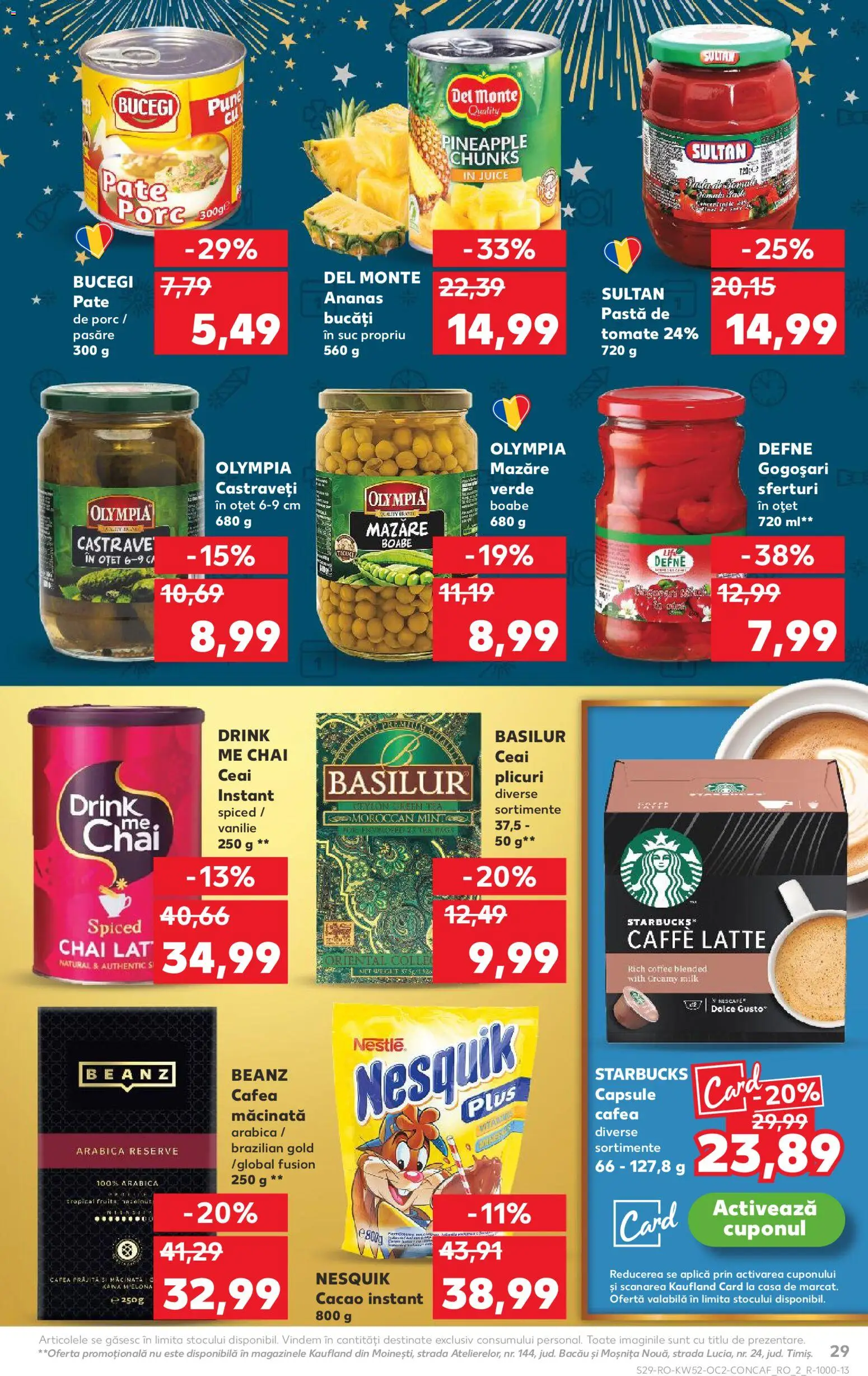 Catalog Kaufland 24 - 29 Decembrie 2025 | Pagina 29 | Produse: Oțet, Ananas, Paste, Castraveți