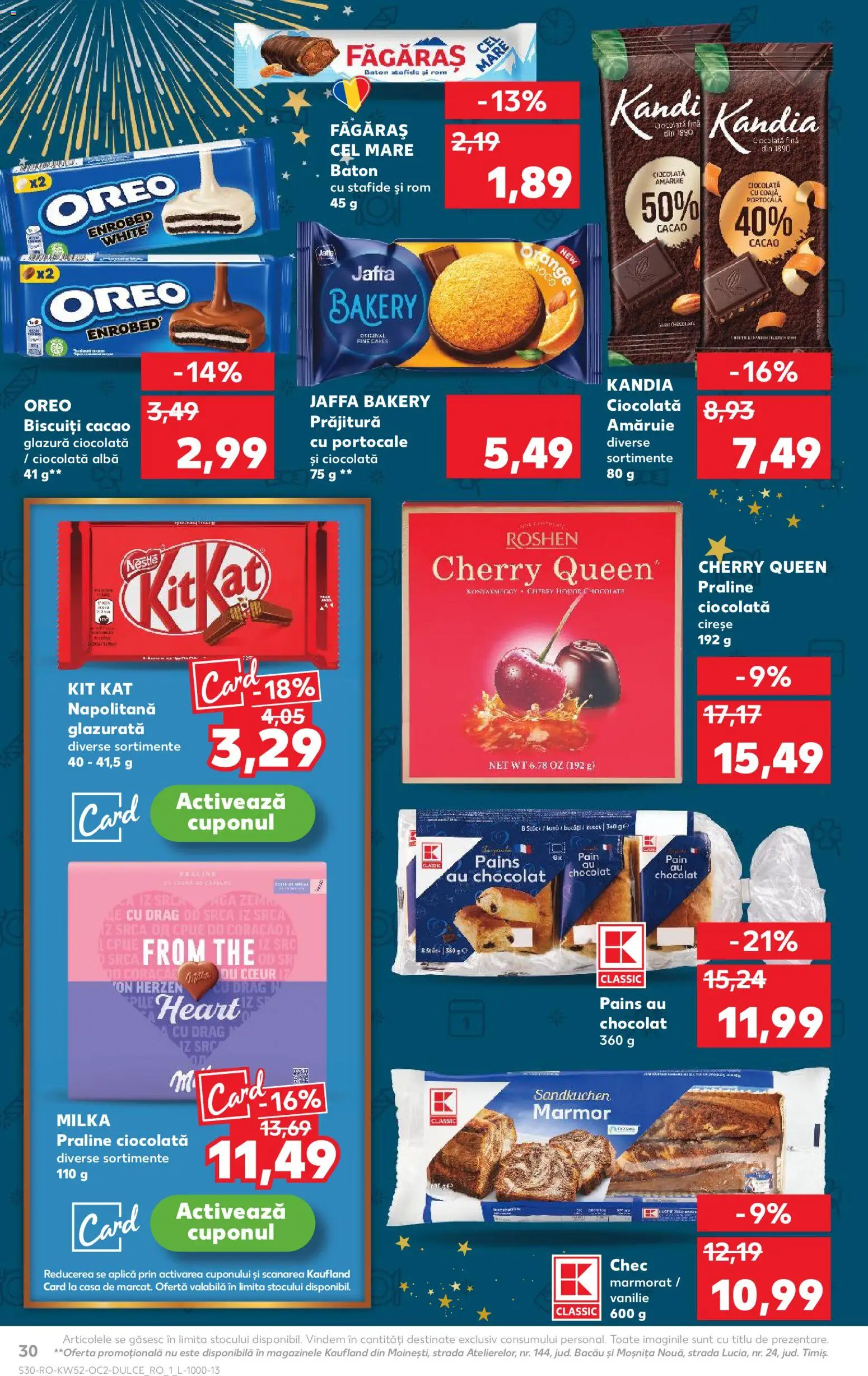 Catalog Kaufland 24 - 29 Decembrie 2025 | Pagina 30 | Produse: Prăjitură, Portocale, Rom, Cireșe
