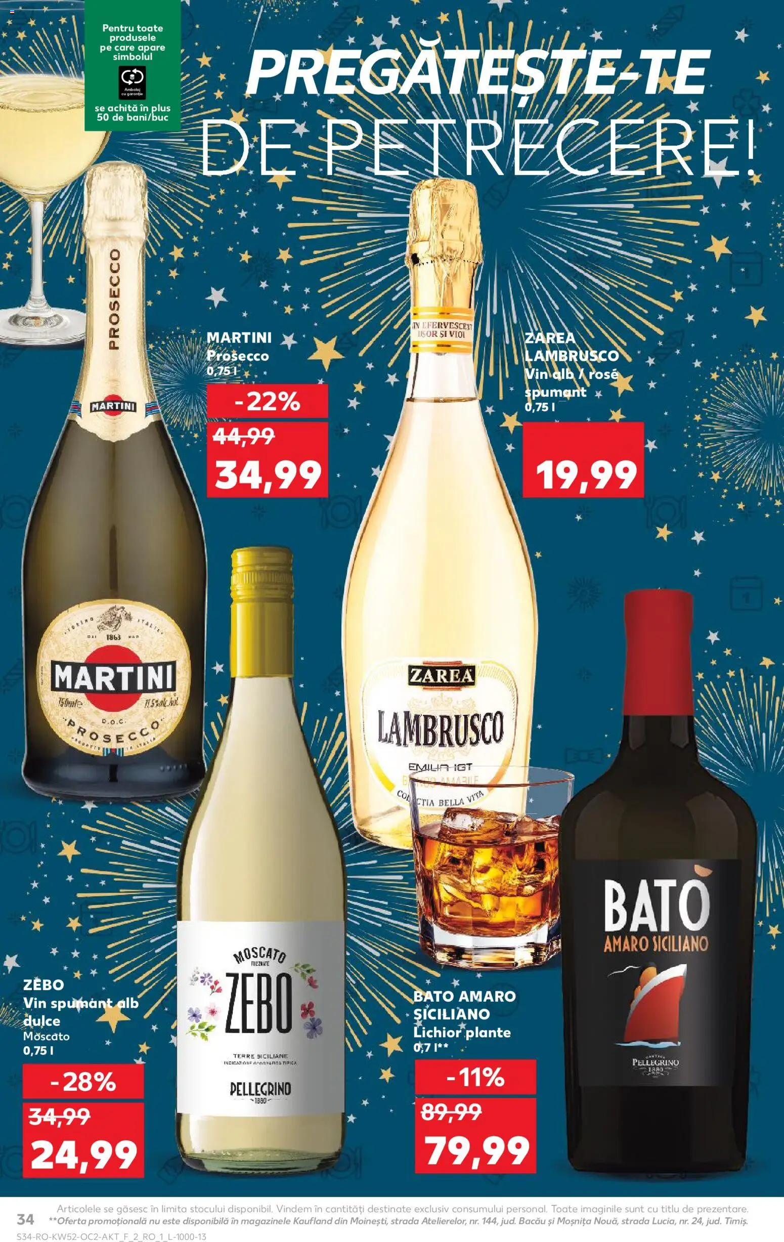 Catalog Kaufland 24 - 29 Decembrie 2025 | Pagina 34 | Produse: Yulaf, Lichior, Prosecco, Vin