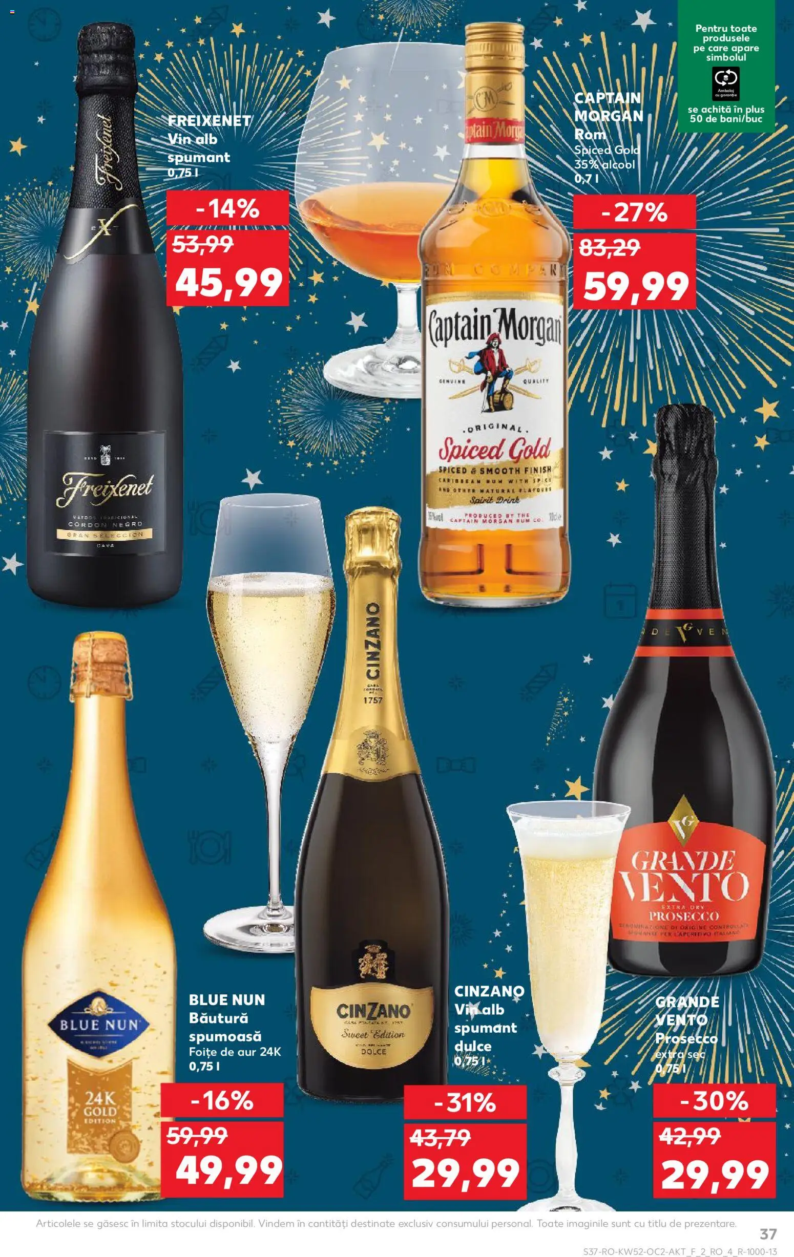 Catalog Kaufland 24 - 29 Decembrie 2025 | Pagina 37 | Produse: Prosecco, Vin, Rom