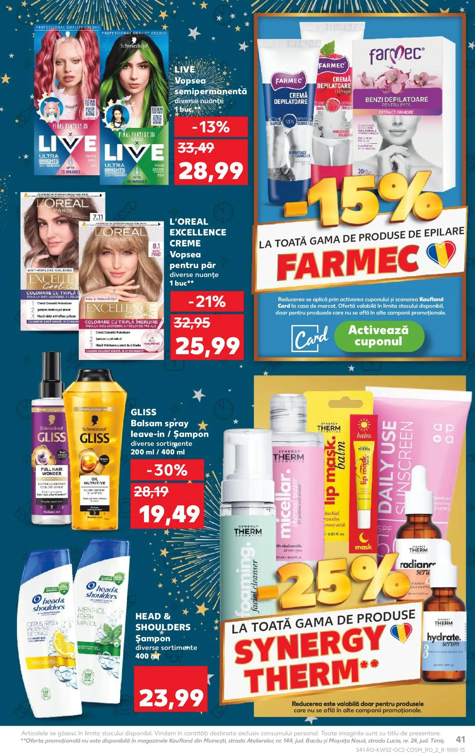 Catalog Kaufland 24 - 29 Decembrie 2025 | Pagina 41 | Produse: Orhidee, Șampon, Balsam, Cremă